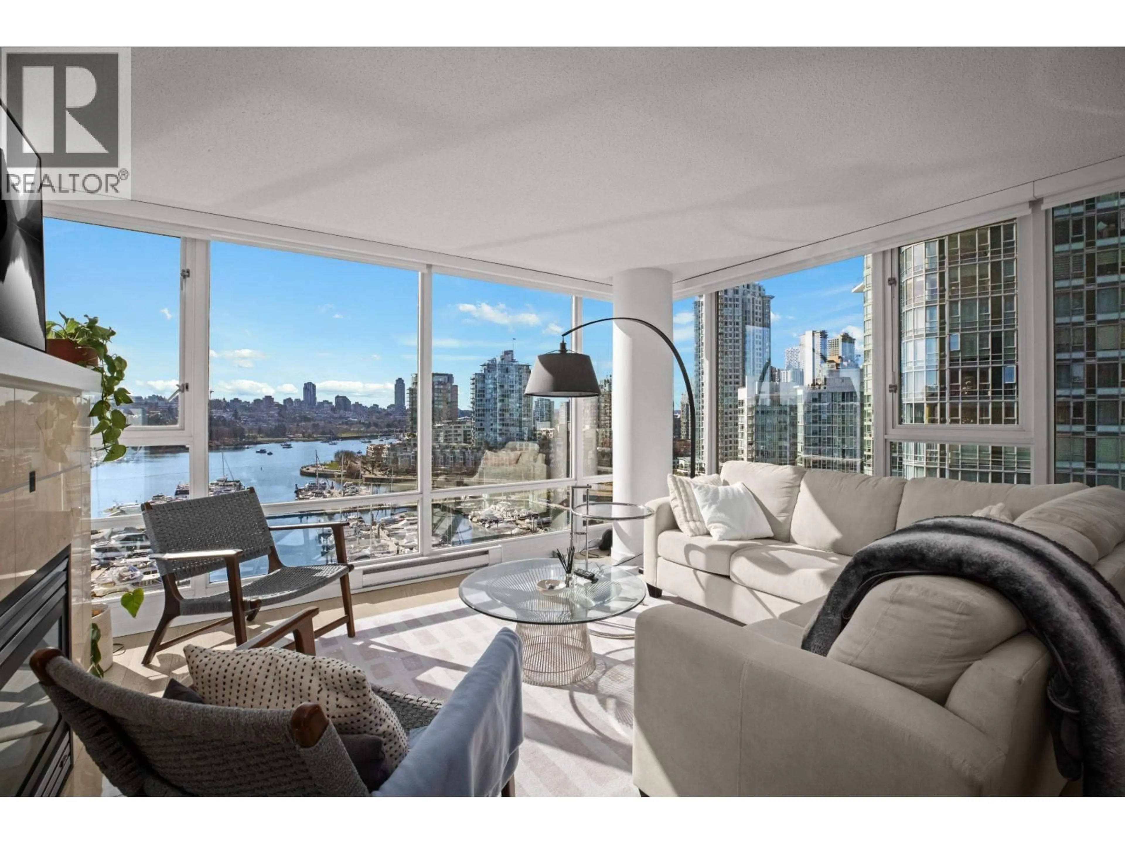 Living room with furniture, unknown for 1507 - 1033 MARINASIDE CRESCENT, Vancouver British Columbia V6Z3A3