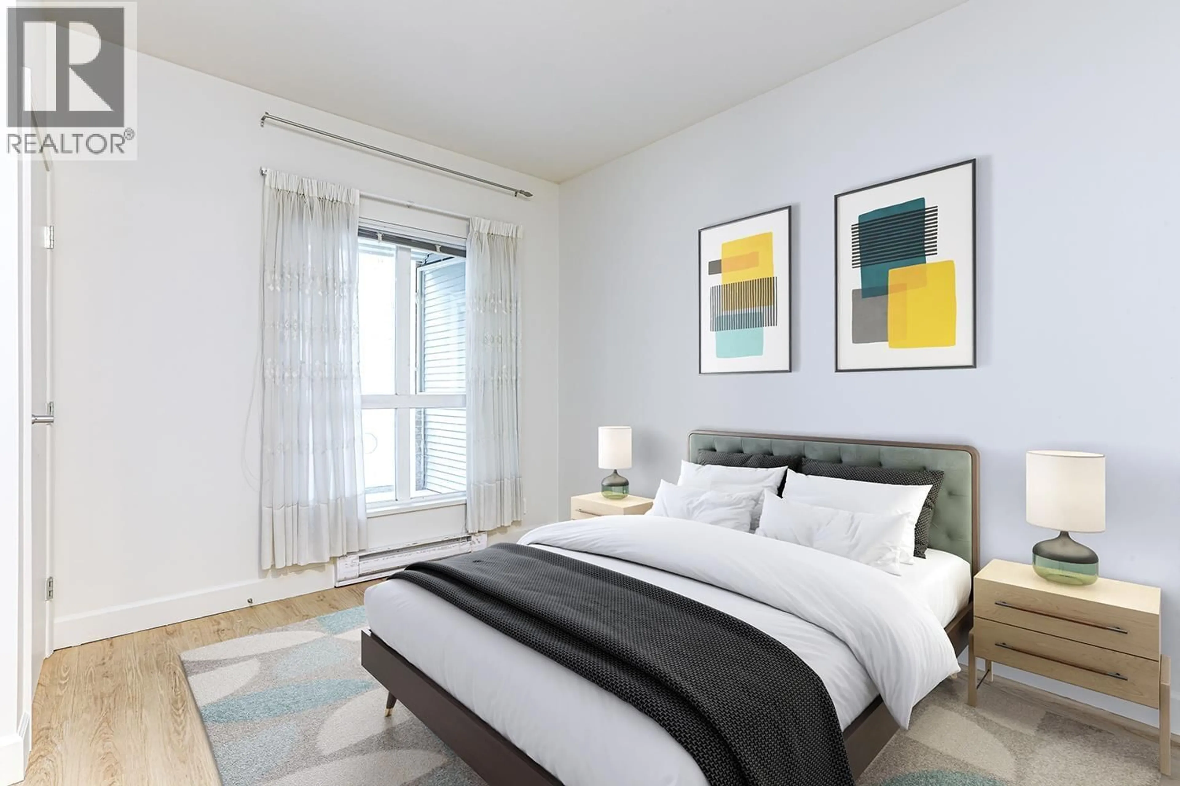 Bedroom with bed, unknown for 211 - 6198 ASH STREET, Vancouver British Columbia V5Z3G9