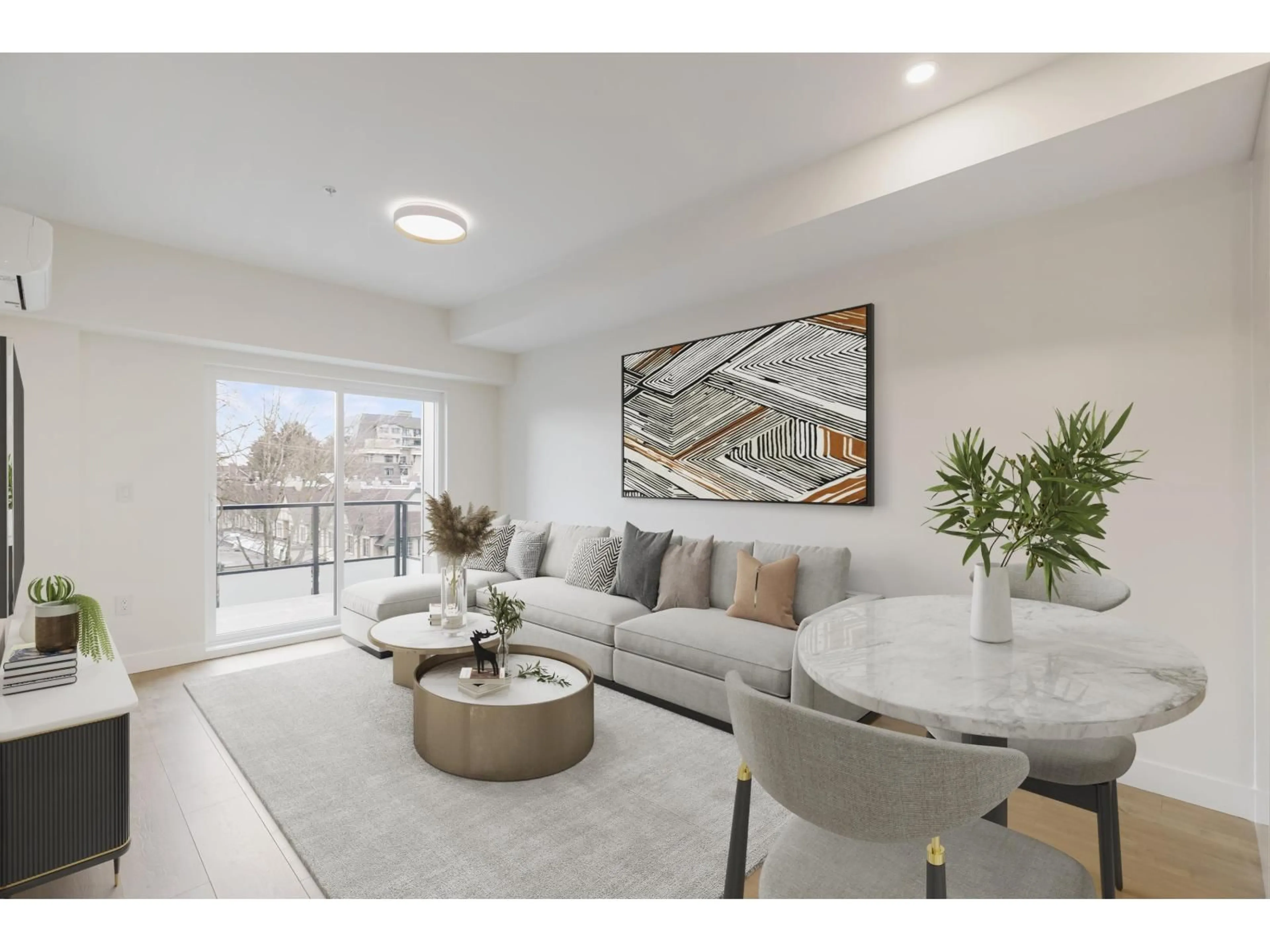 Living room with furniture, unknown for 407 - 15353 17 AVENUE, Surrey British Columbia V4A1T8