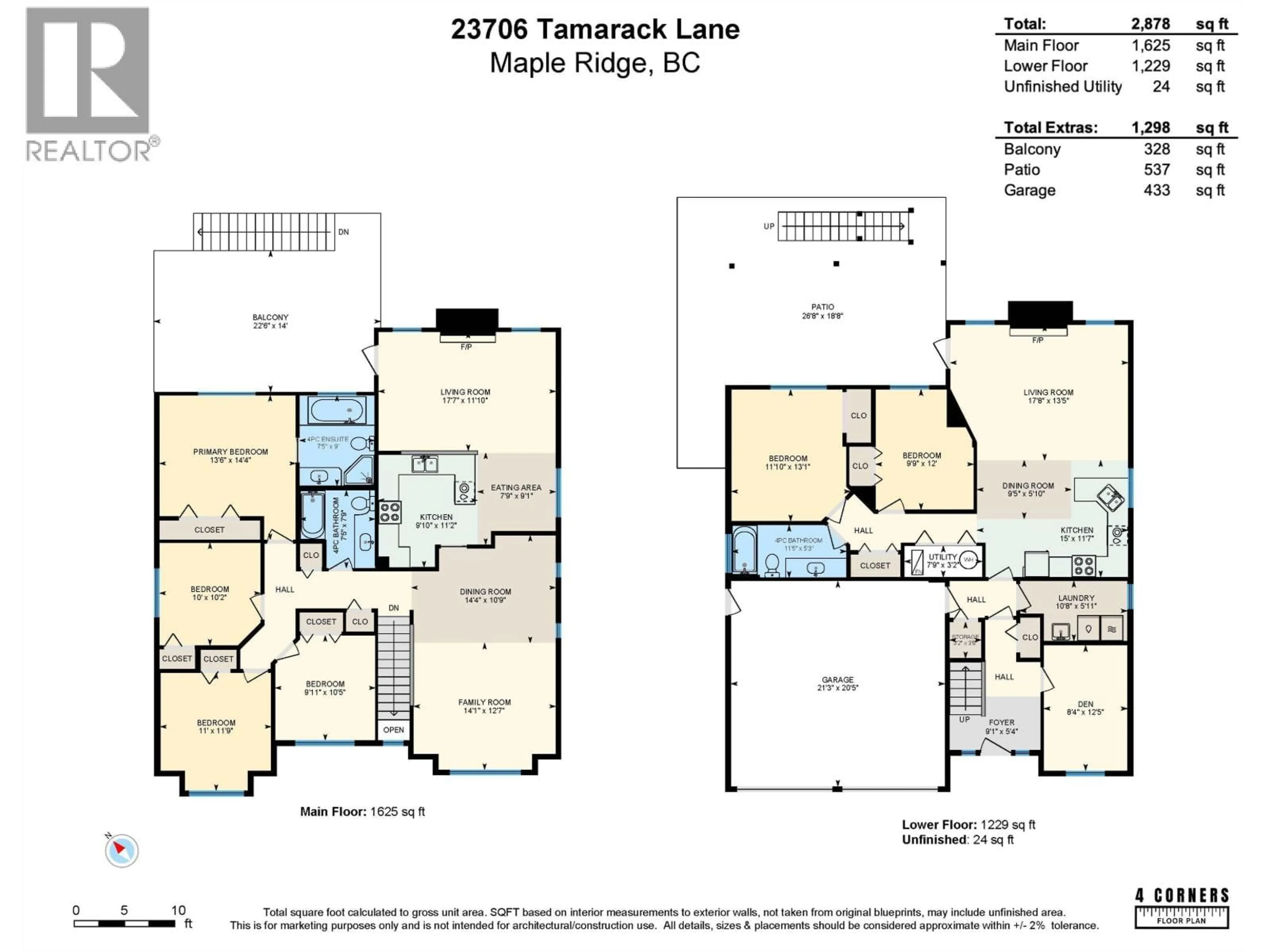 Floor plan for 23706 TAMARACK LANE, Maple Ridge British Columbia V2W1B4