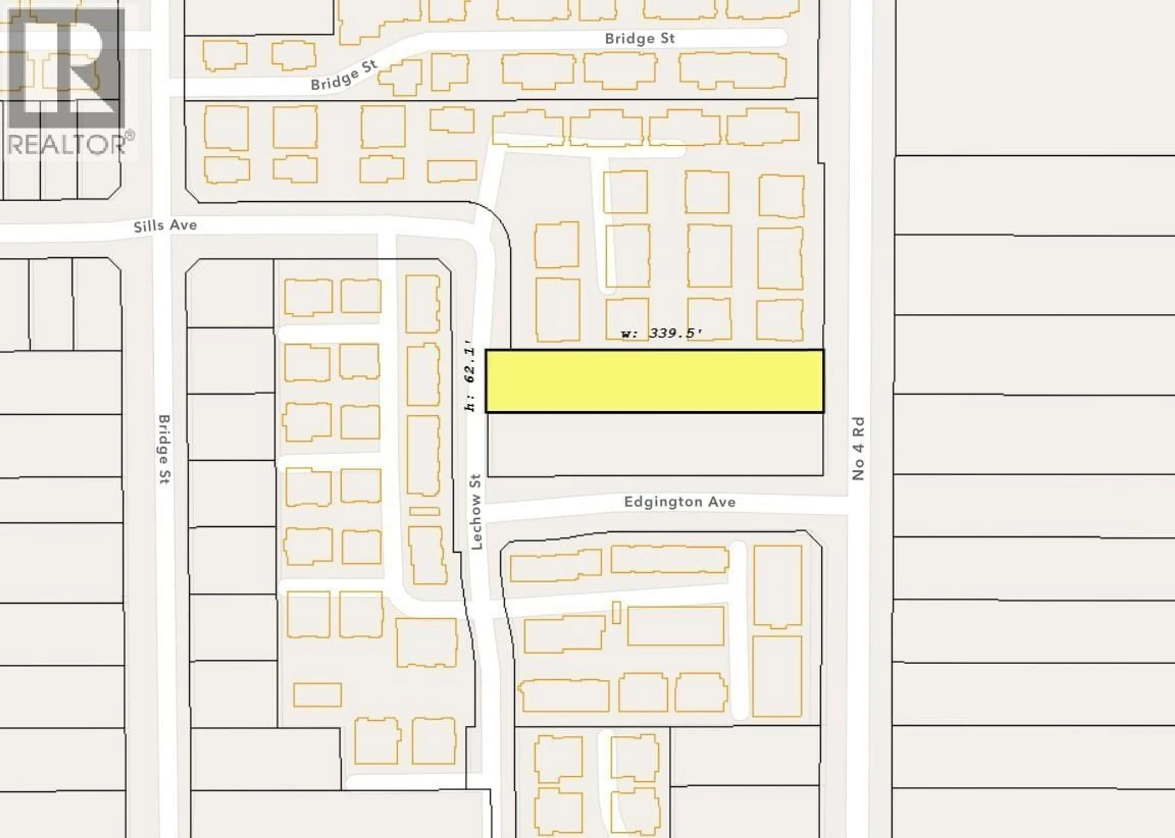 Picture of a map for 7191 NO. 4 ROAD, Richmond British Columbia V6Y2T4