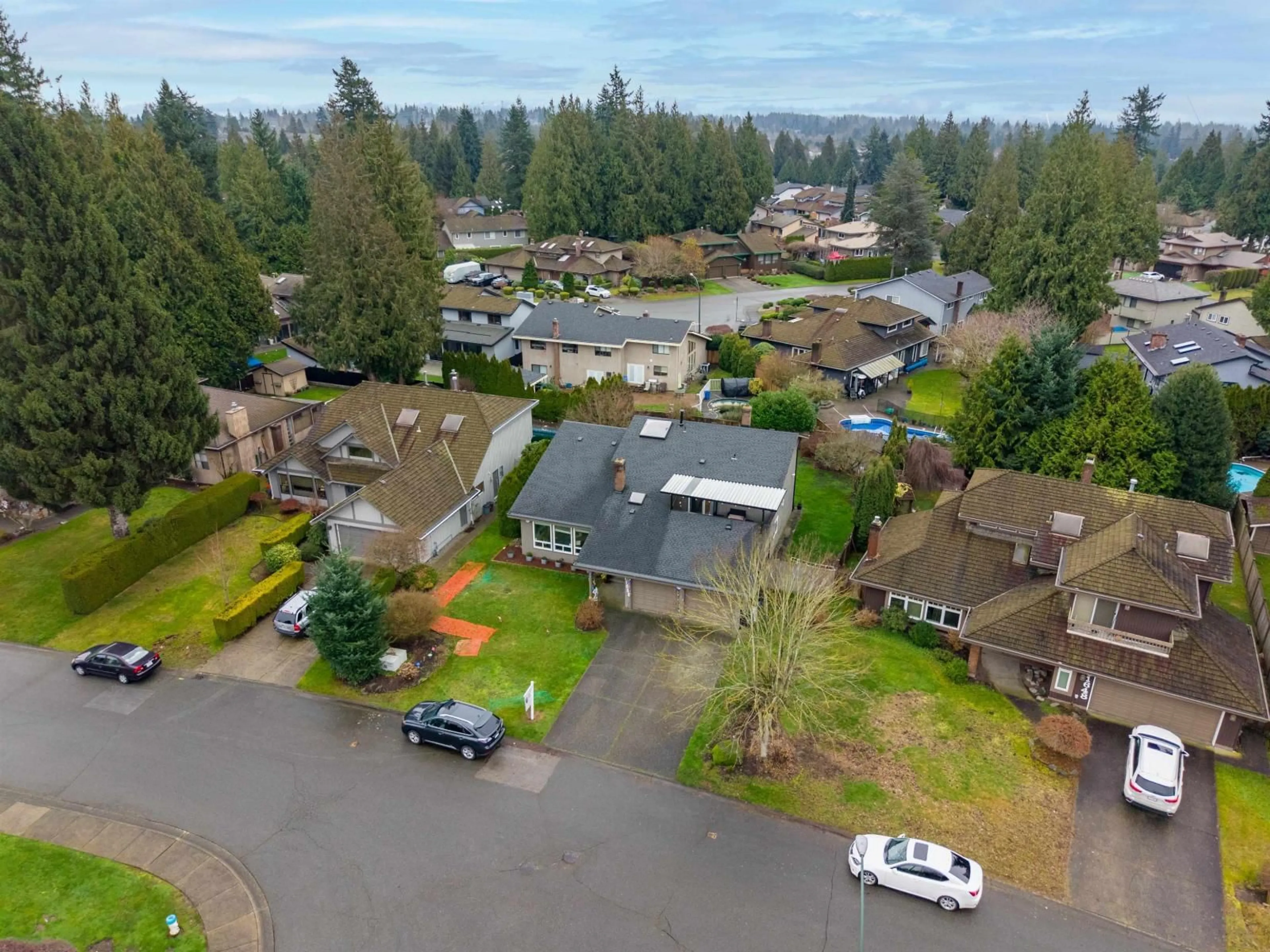 A pic from outside/outdoor area/front of a property/back of a property/a pic from drone, street for 11658 HYLAND DRIVE, Delta British Columbia V4E3A1
