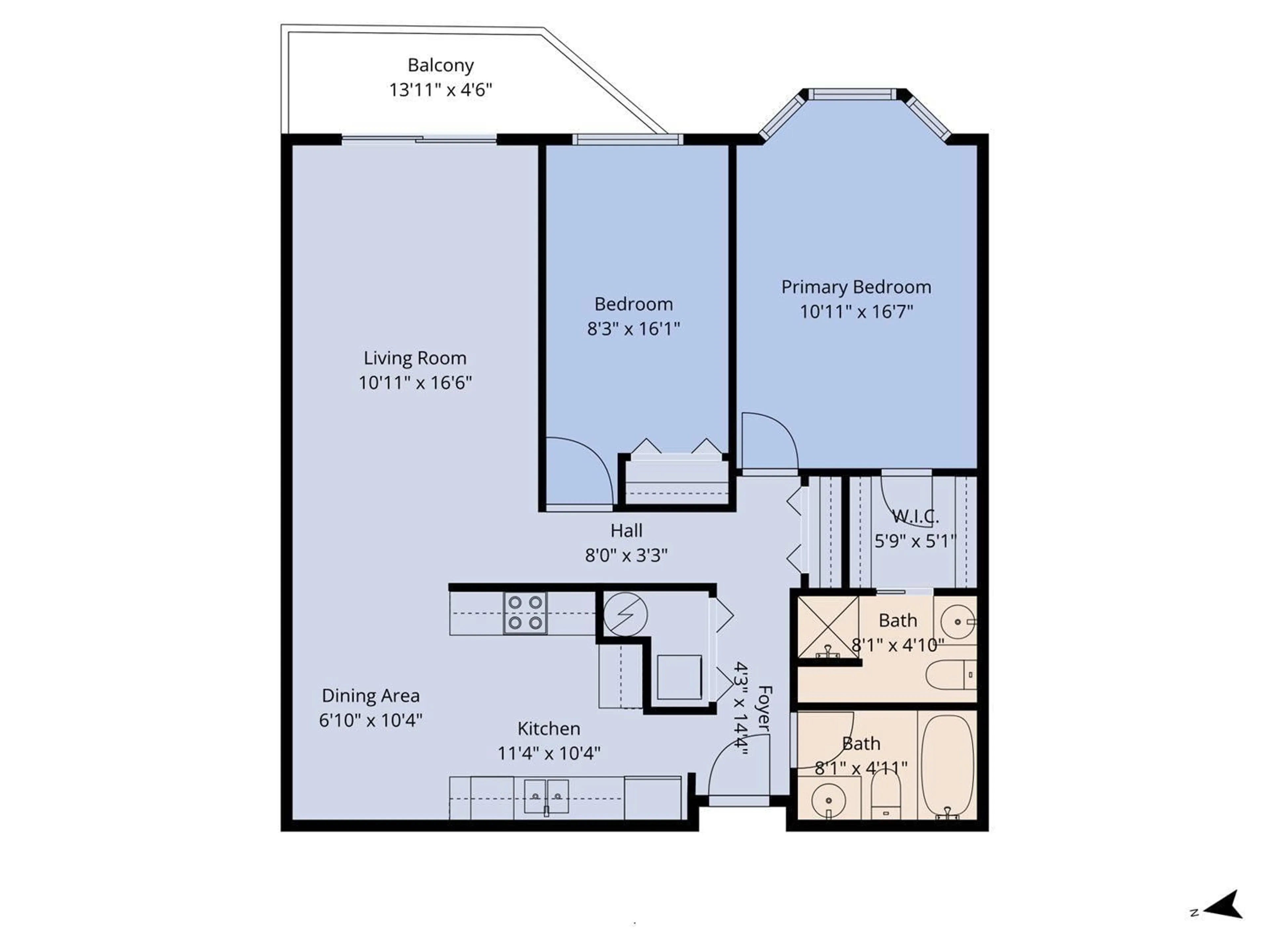Floor plan for 104 - 8934 MARY STREET, Chilliwack British Columbia V2P4J3