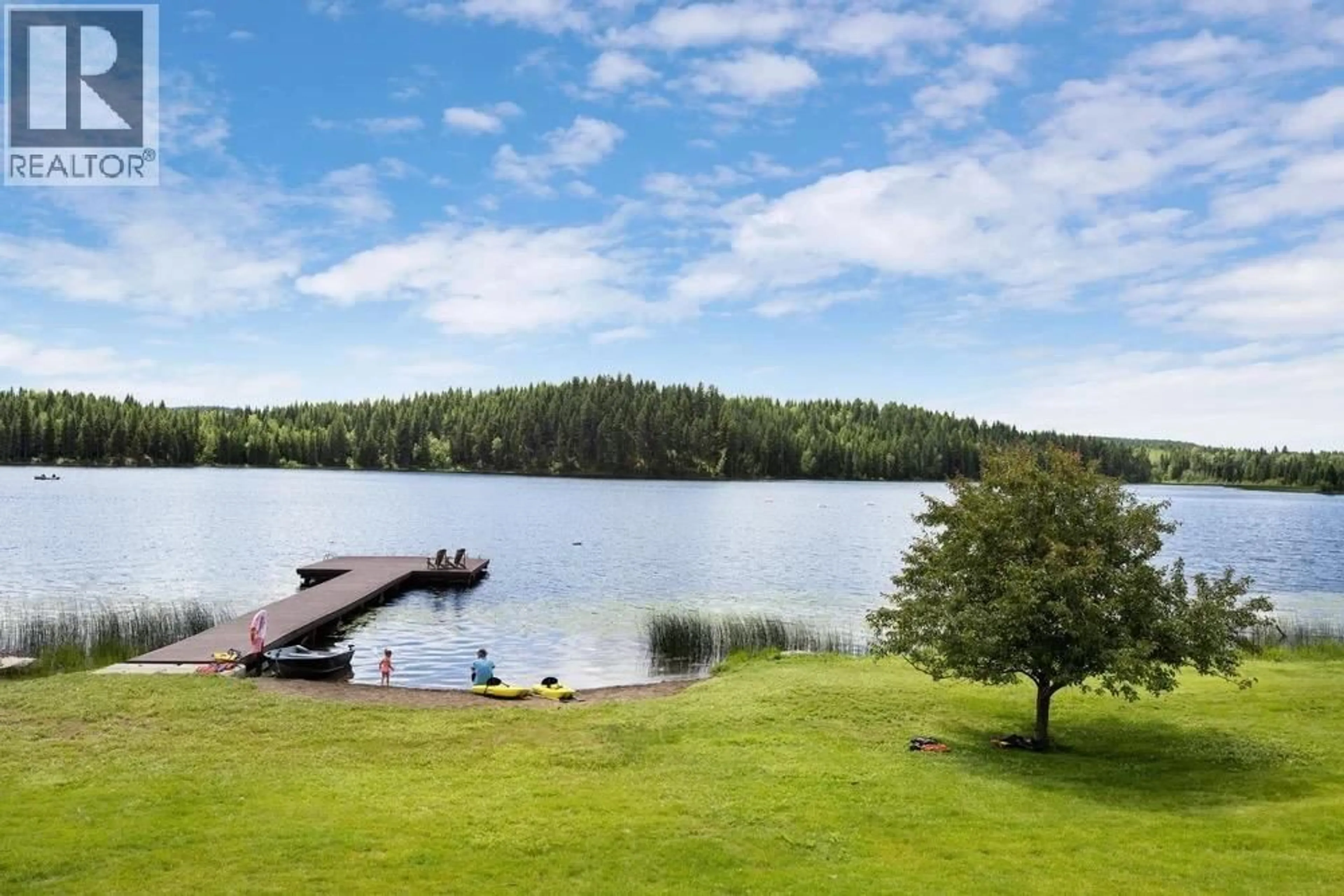 Patio, water/lake/river/ocean view for 5810 SIMON LAKE ROAD, 108 Mile Ranch British Columbia V0K2E3