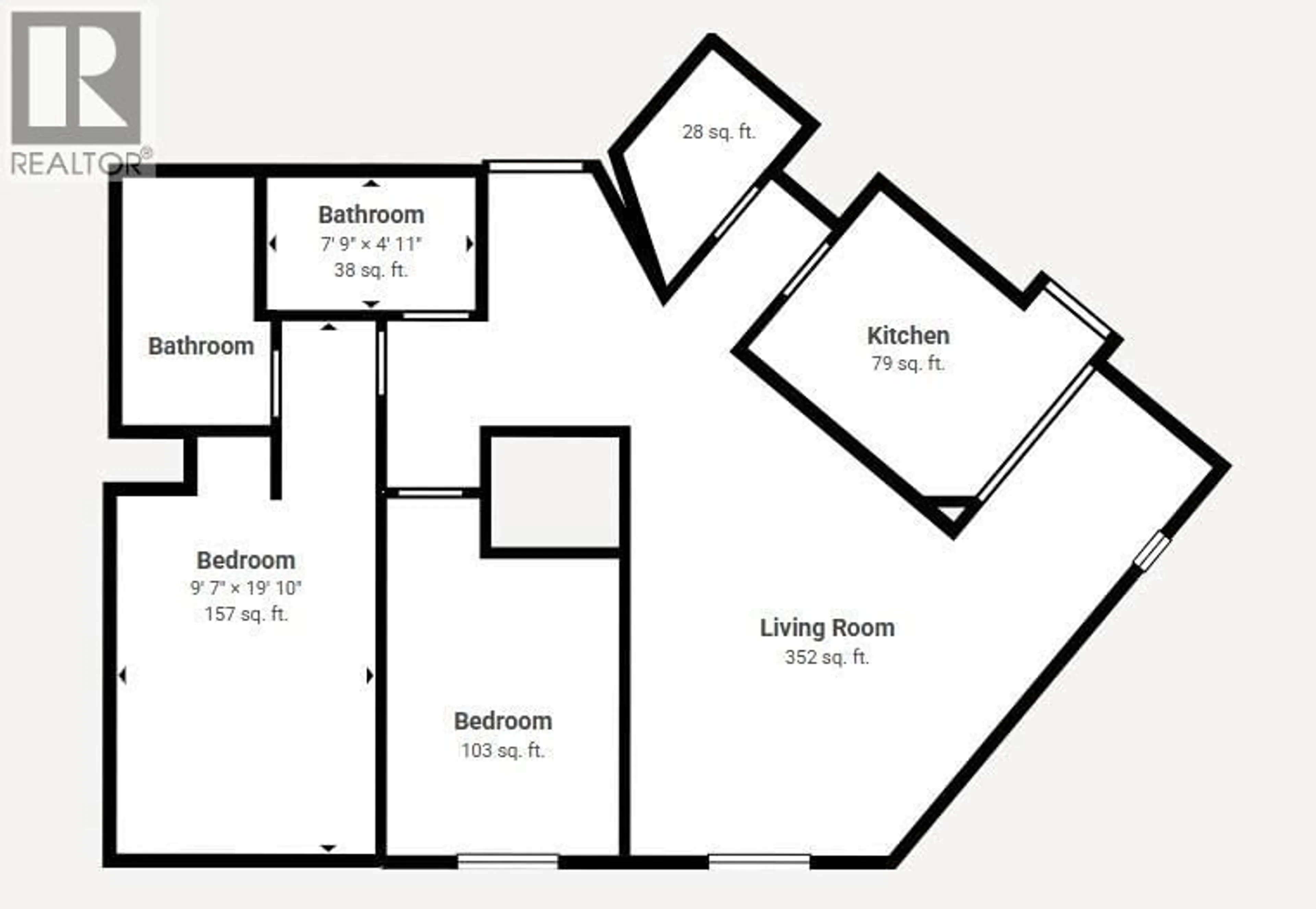 Floor plan for 305 - 398 RODDIS DRIVE, Quesnel British Columbia V2J1A6