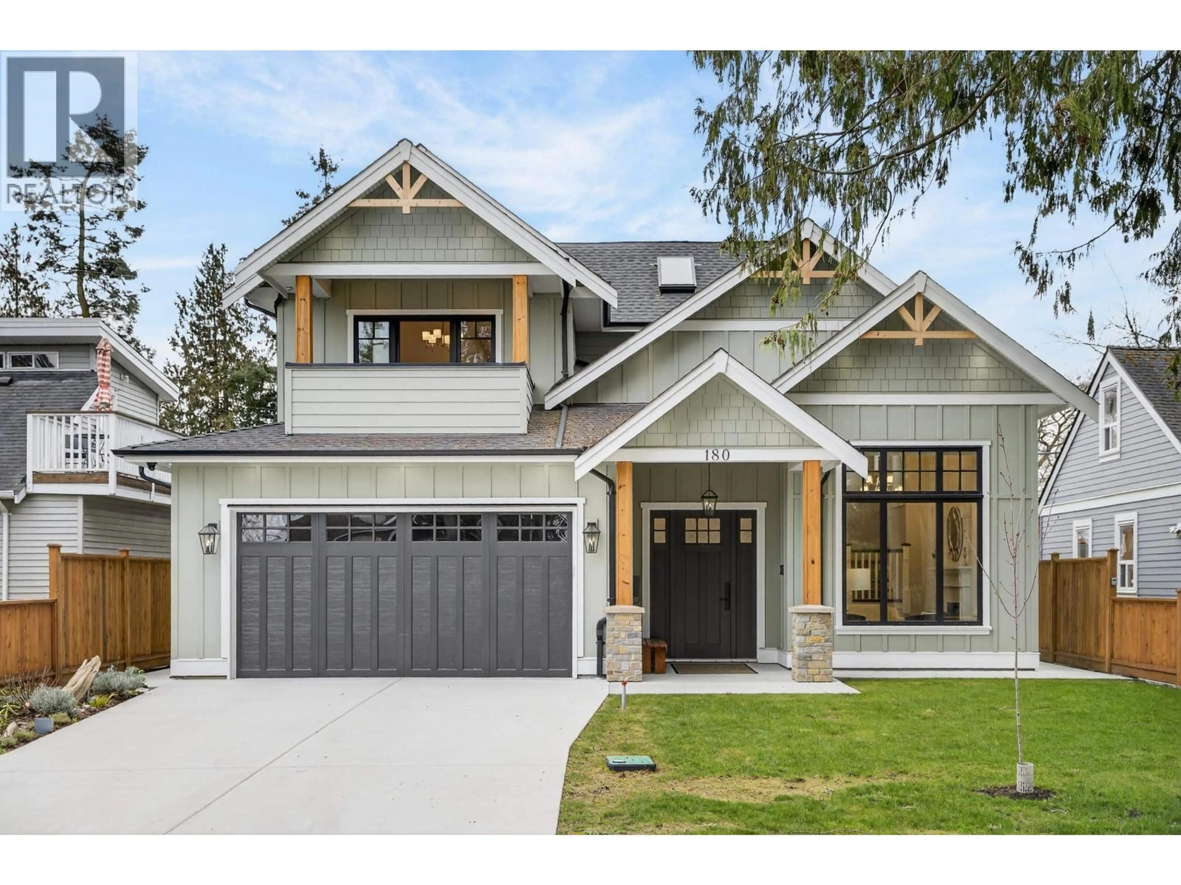 Home with brick exterior material, street for 180 DOUGLAS CRESCENT, Richmond British Columbia V7B1E5