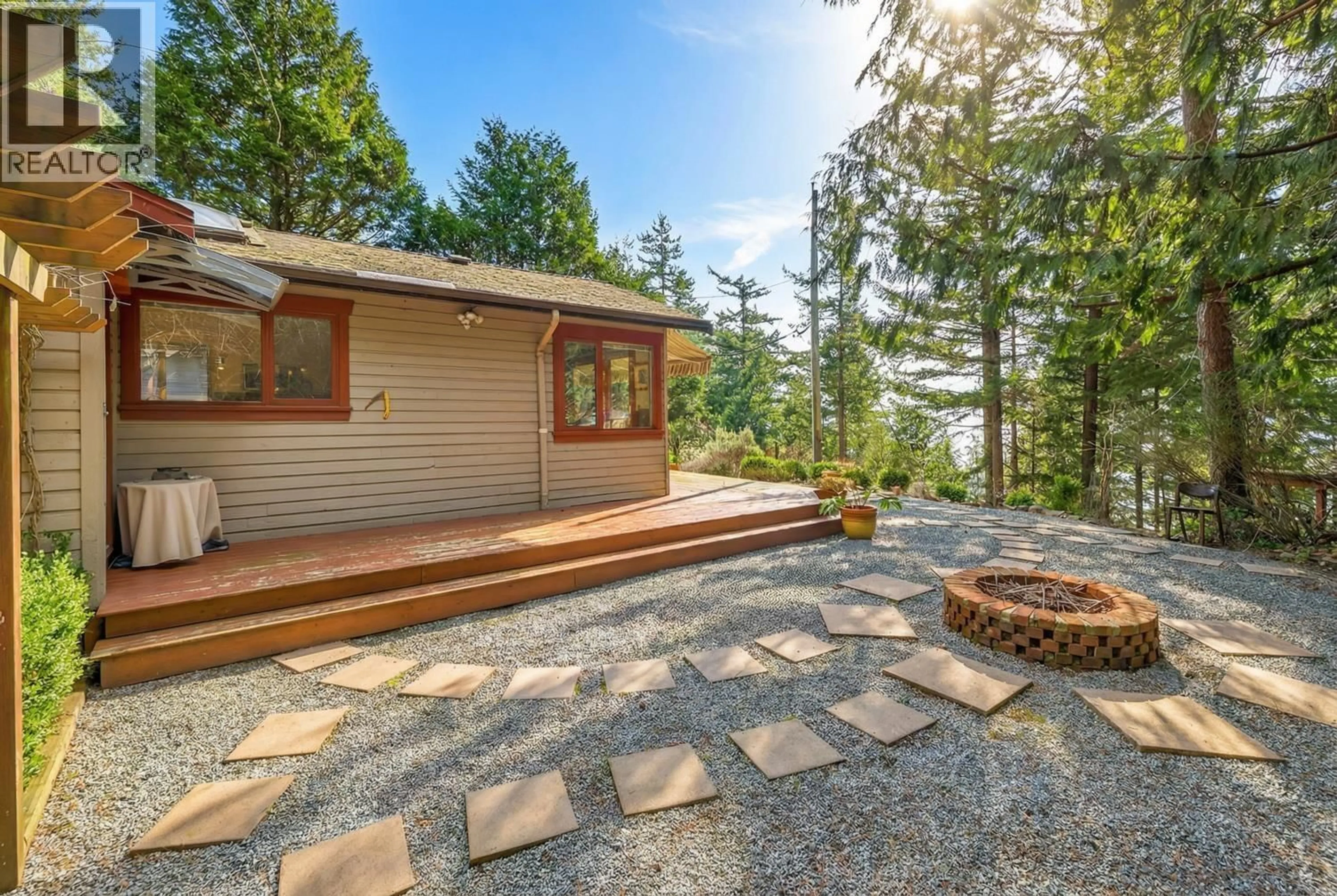 Patio, water/lake/river/ocean view for 1309 OCEANVIEW ROAD, Bowen Island British Columbia V0N1G1