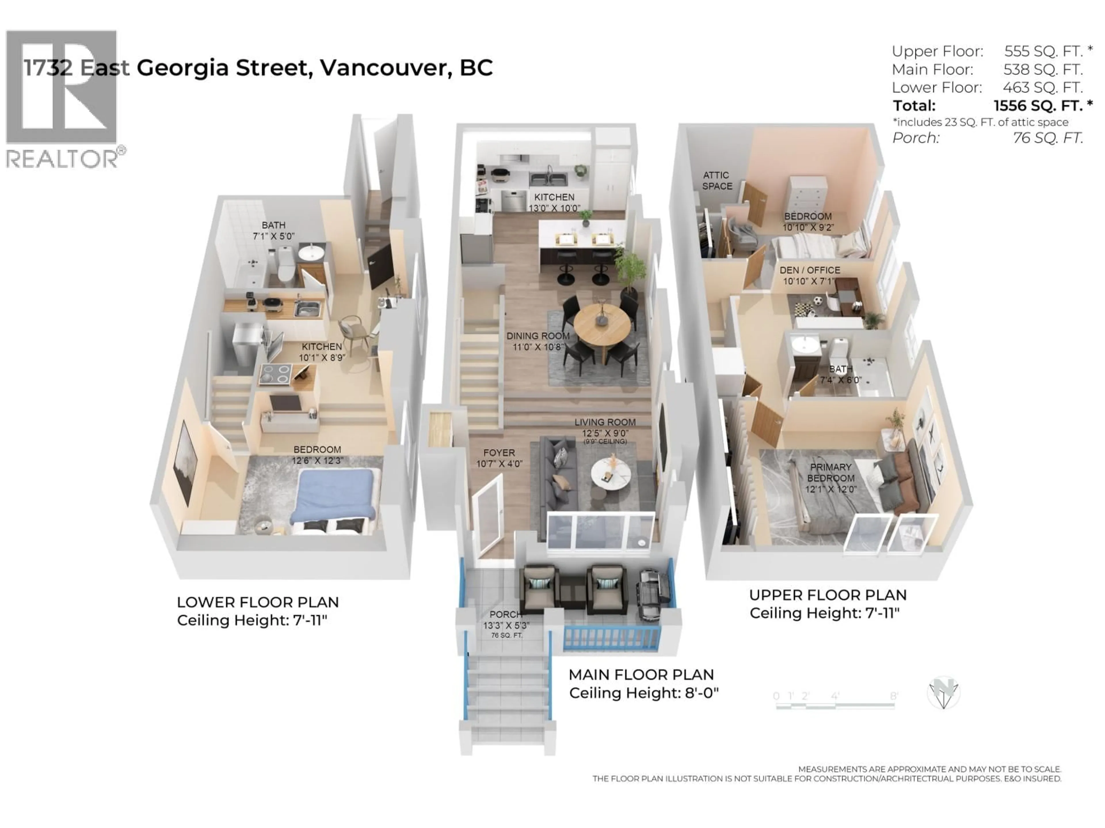 Floor plan for 1732 GEORGIA STREET, Vancouver British Columbia V5L2B4