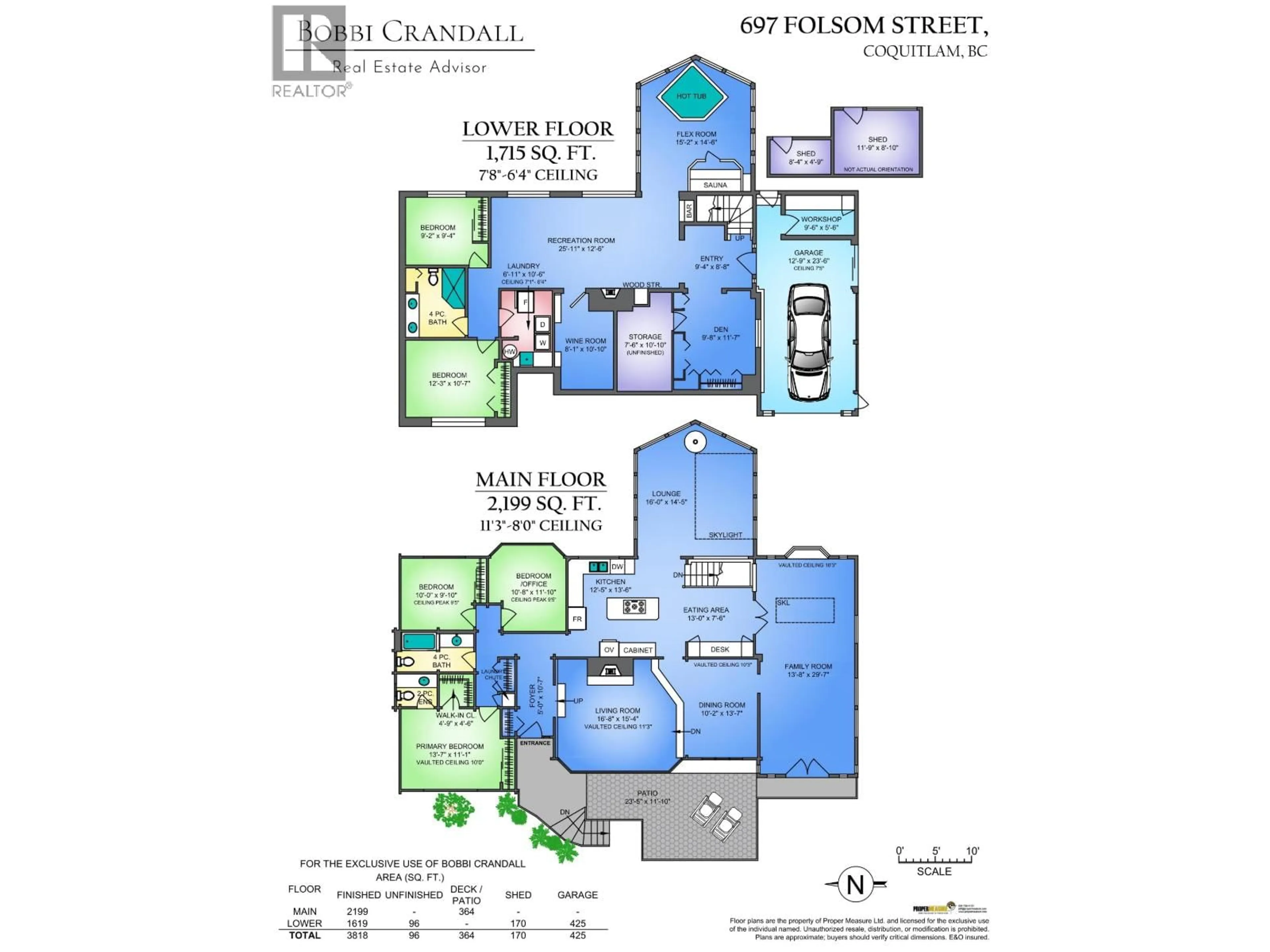 Floor plan for 697 FOLSOM STREET, Coquitlam British Columbia V3J5A4