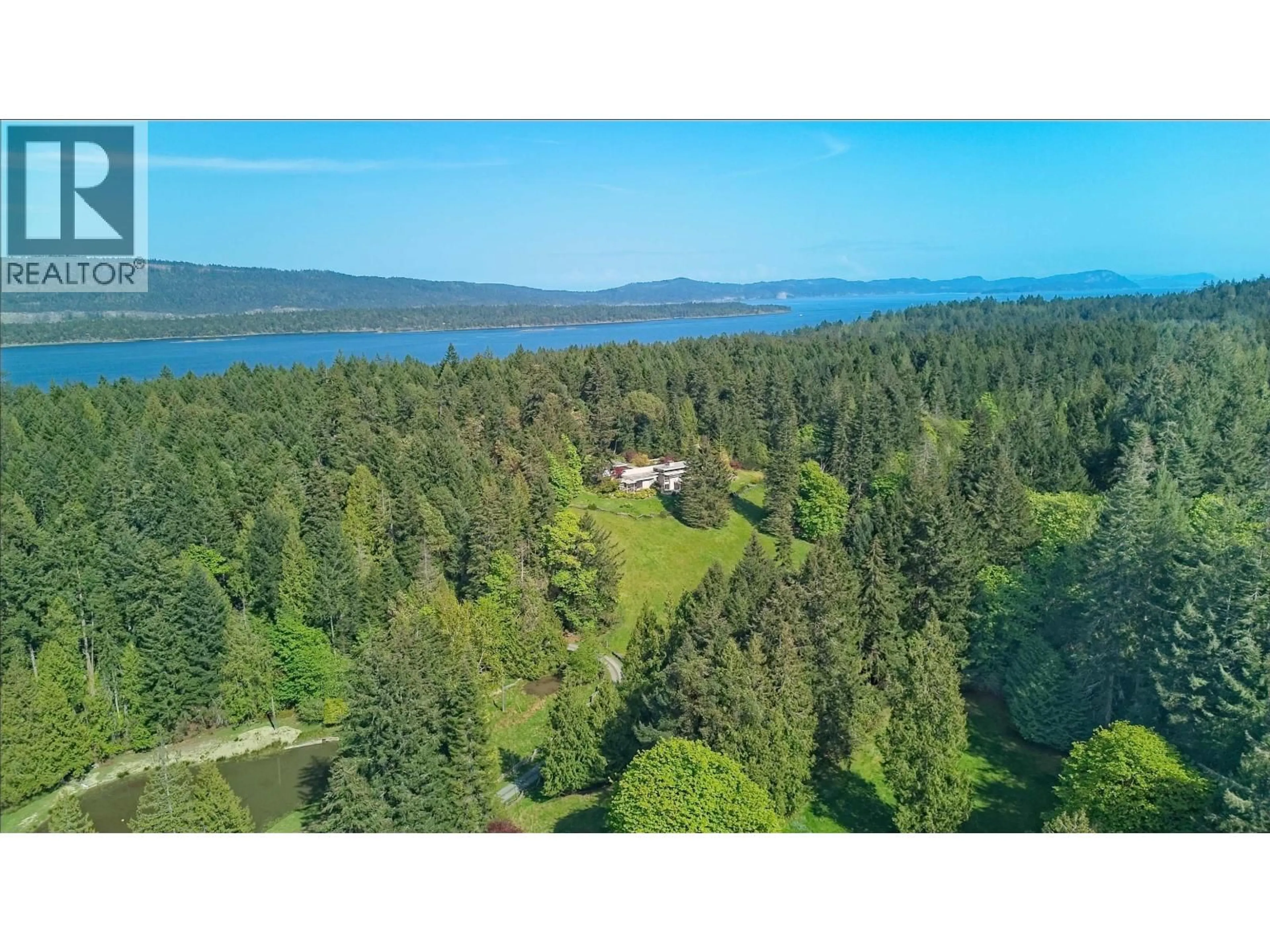 A pic from outside/outdoor area/front of a property/back of a property/a pic from drone, water/lake/river/ocean view for 2875 SOUTHEY POINT ROAD, Salt Spring Island British Columbia V8K1A2