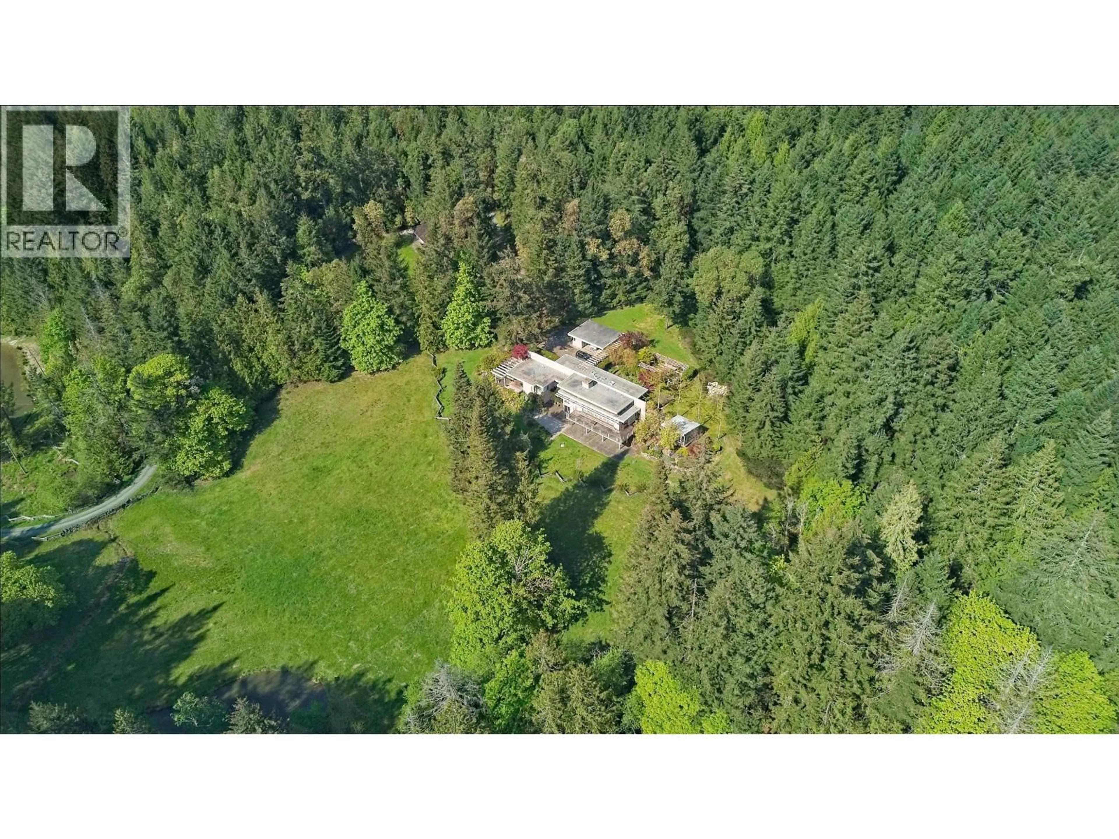 A pic from outside/outdoor area/front of a property/back of a property/a pic from drone, forest/trees view for 2875 SOUTHEY POINT ROAD, Salt Spring Island British Columbia V8K1A2