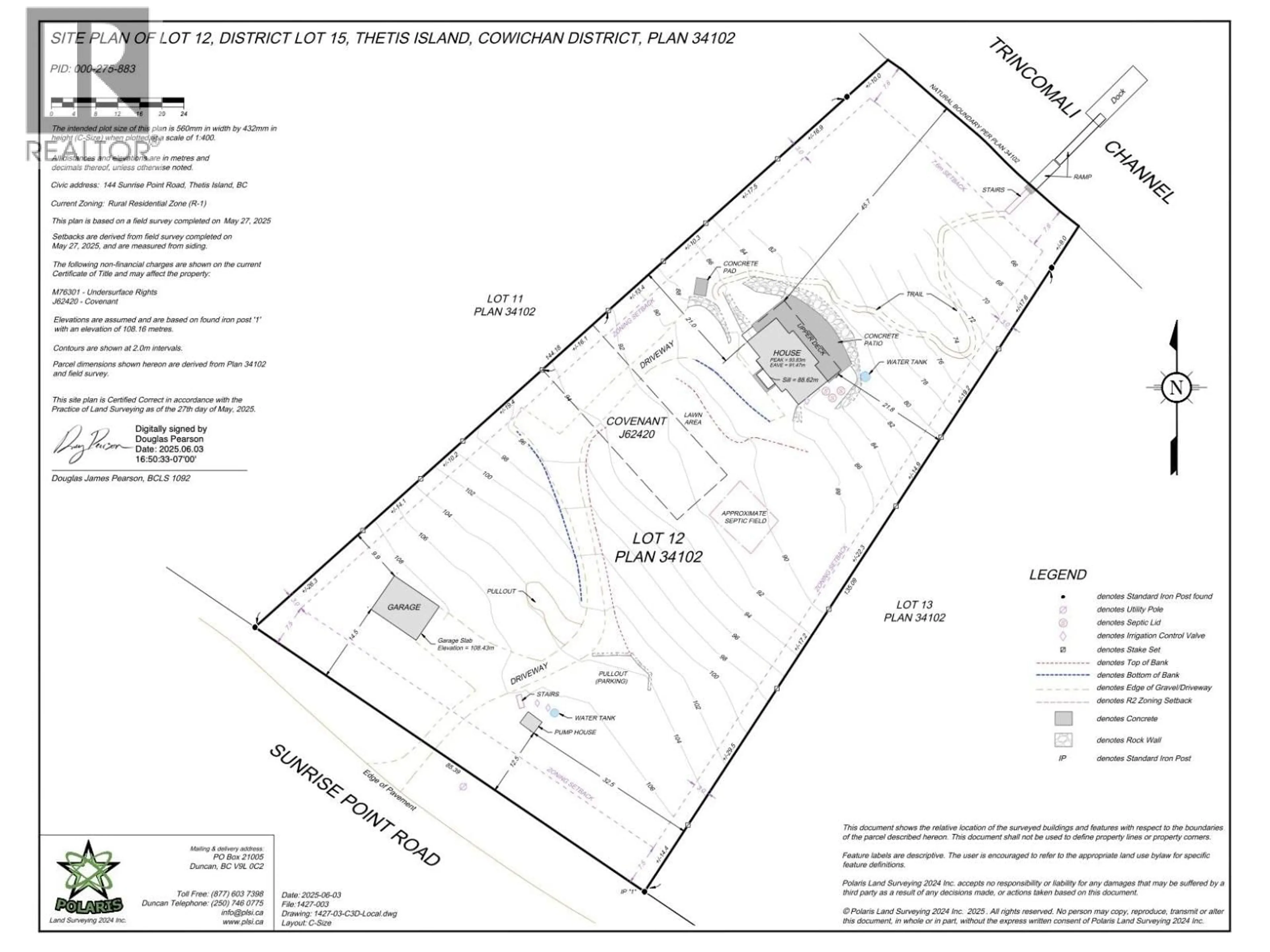 Floor plan for 144 SUNRISE POINT ROAD, Other Islands British Columbia V0R2Y0