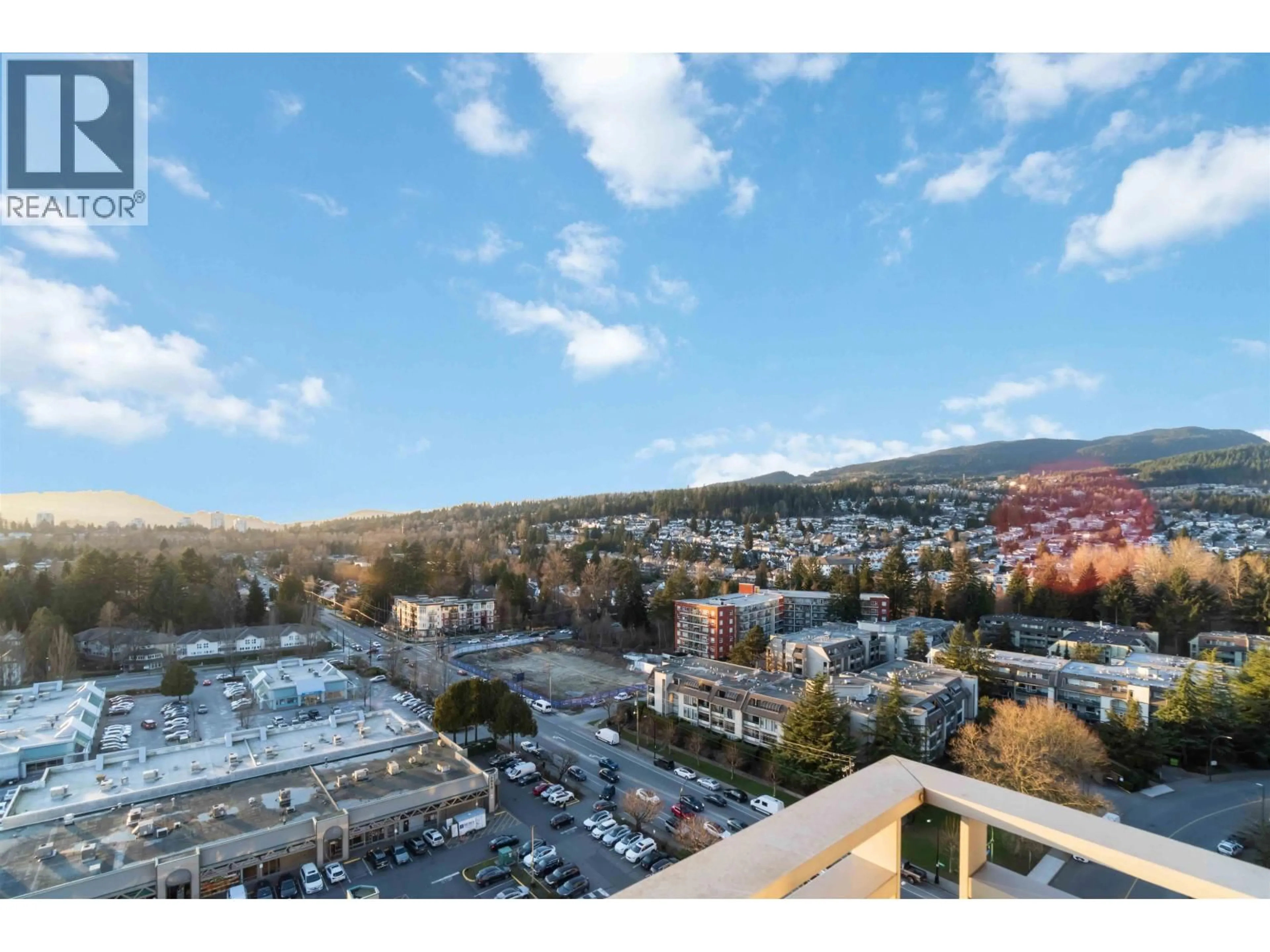 A pic from outside/outdoor area/front of a property/back of a property/a pic from drone, mountain view for 1909 - 2955 ATLANTIC AVENUE, Coquitlam British Columbia V3B0H9
