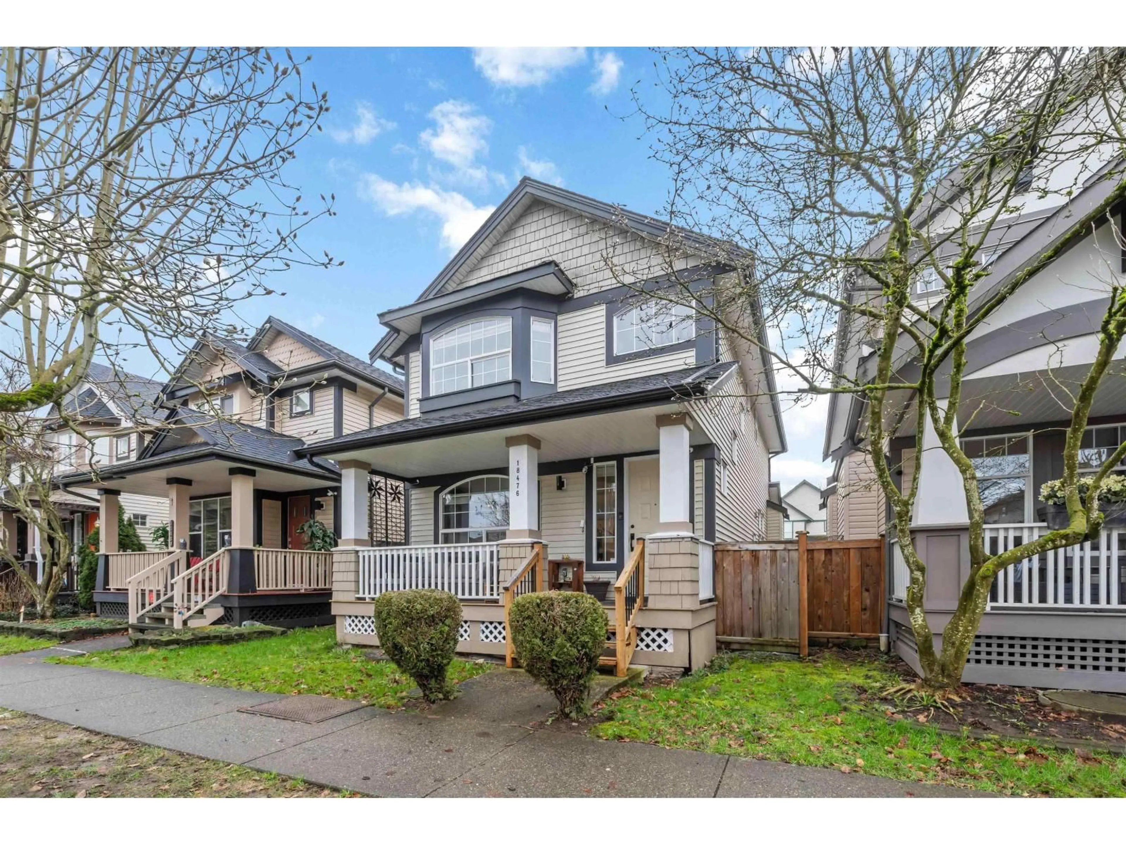 Home with vinyl exterior material, street for 18476 66A AVENUE, Surrey British Columbia V3S9B1