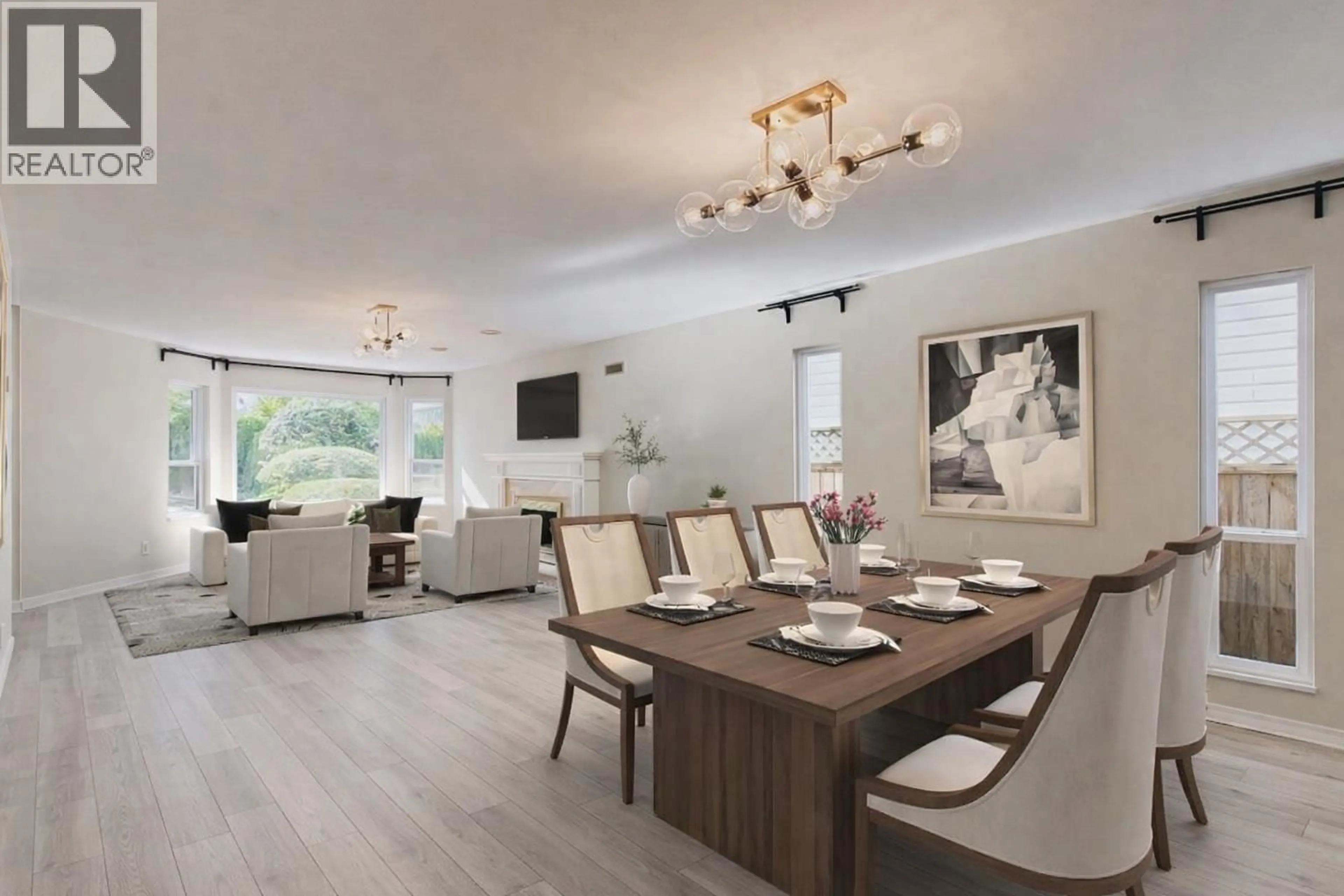 Dining room, wood/laminate floor for 11820 RAILWAY AVENUE, Richmond British Columbia V7E2B9