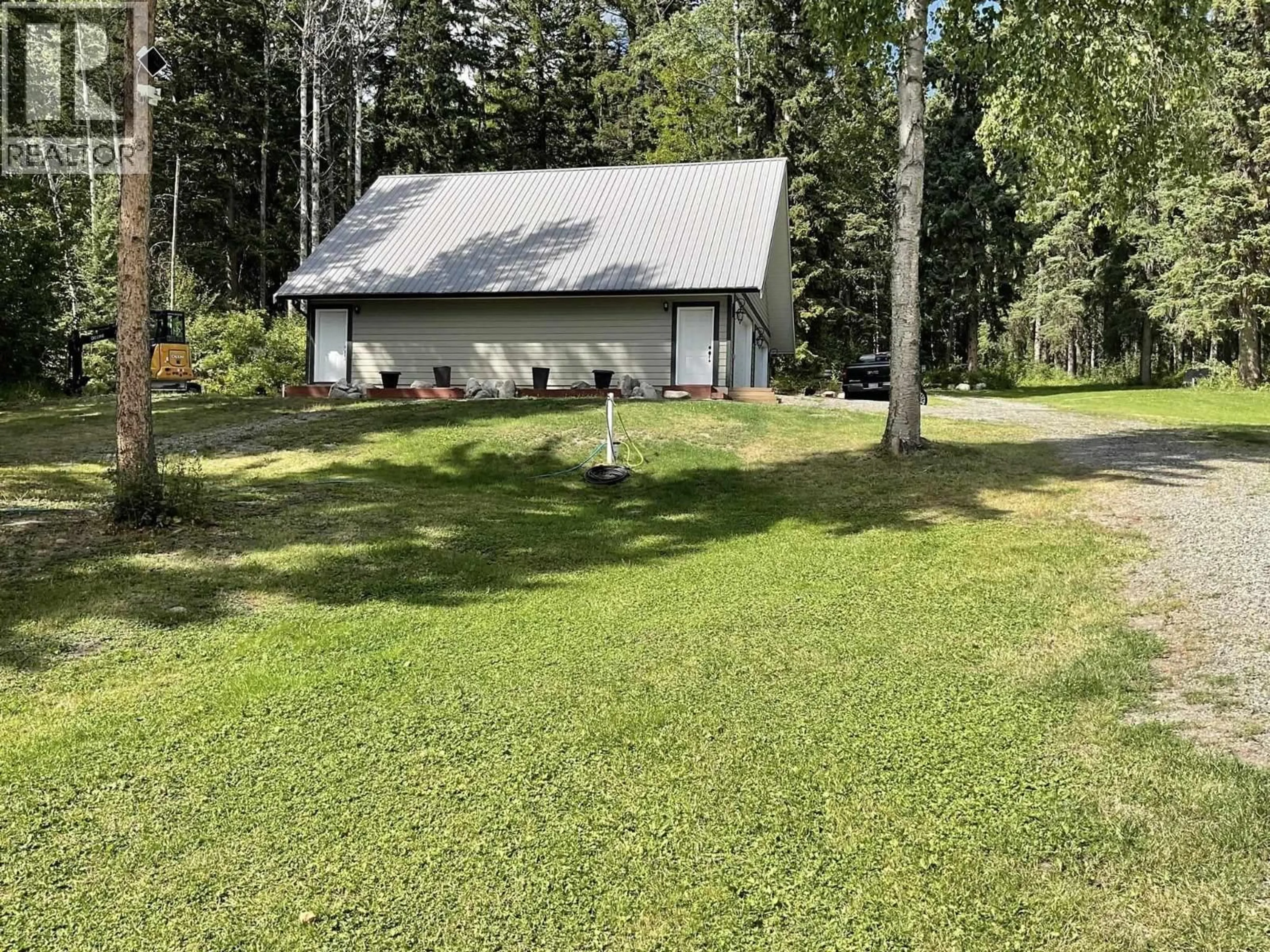 A pic from outside/outdoor area/front of a property/back of a property/a pic from drone, unknown for 5780 TIMOTHY LAKE ROAD, 100 Mile House British Columbia V0K1T0