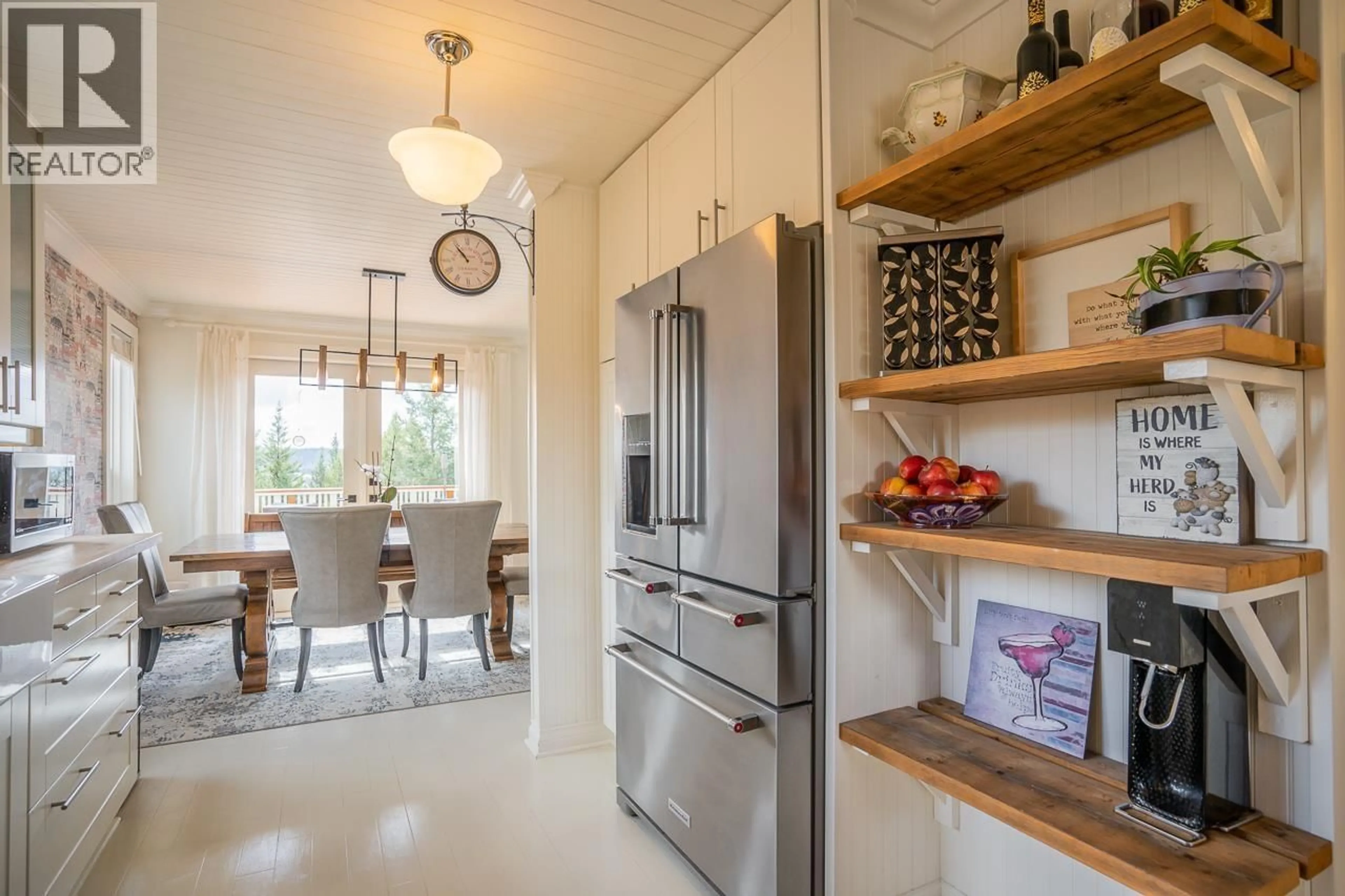 Open concept kitchen, ceramic/tile floor for 6326 SPURAWAY DRIVE, Forest Grove British Columbia V0K1M0