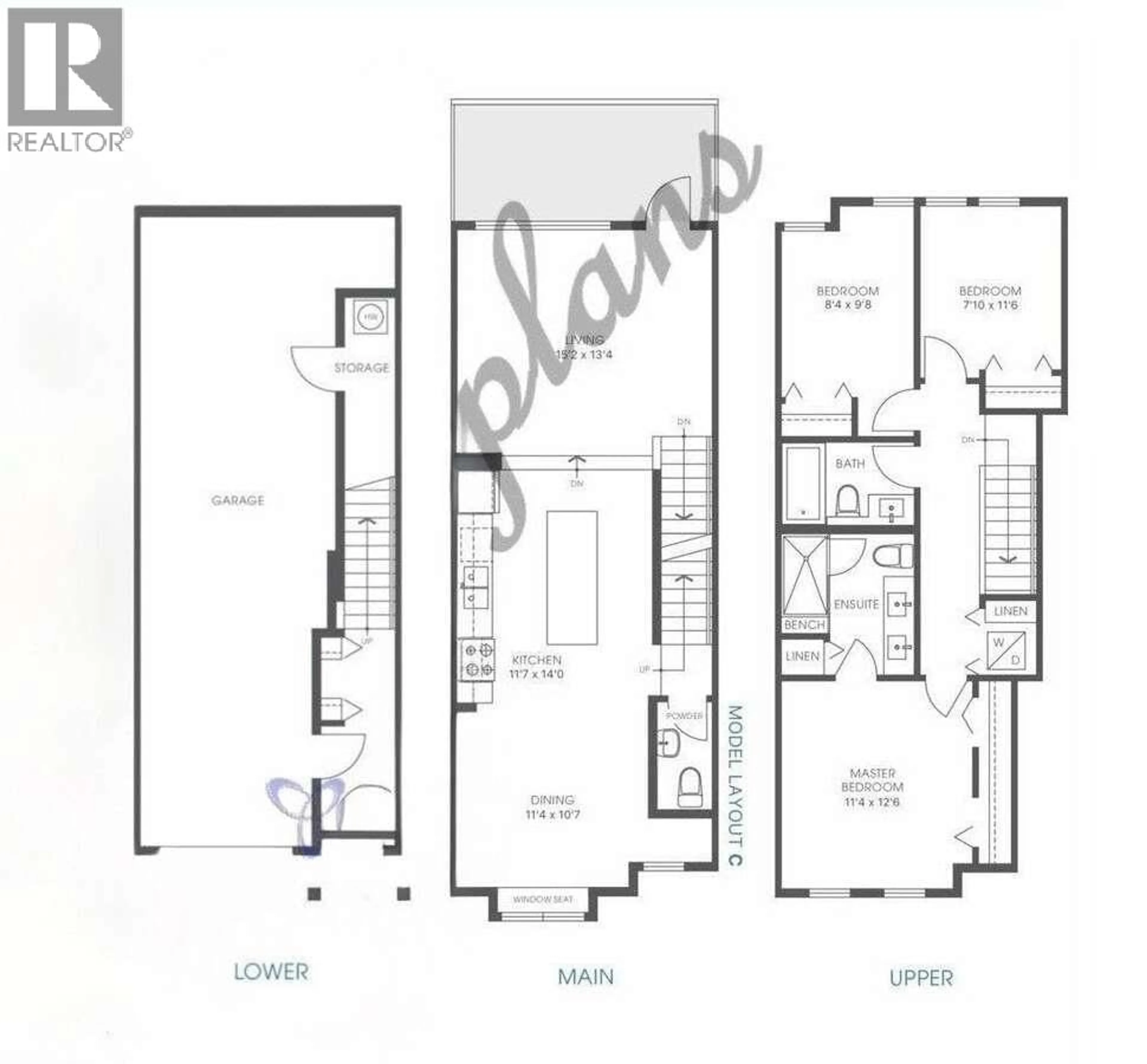 Floor plan for 59 - 5550 ADMIRAL WAY, Delta British Columbia V4K0C4