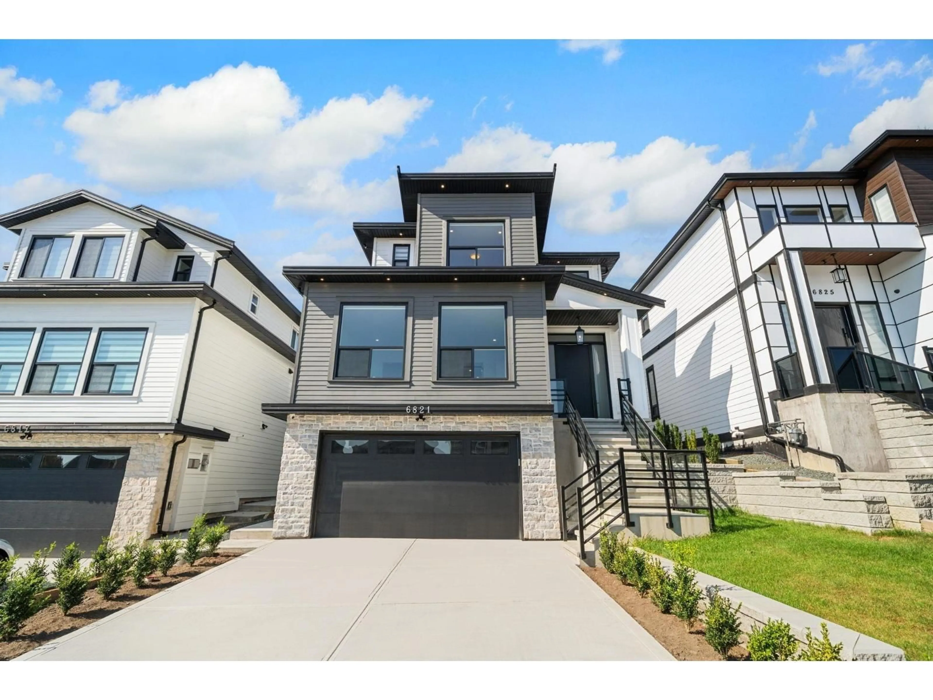 Home with vinyl exterior material, street for 6821 205 STREET, Langley British Columbia V2Y3C8