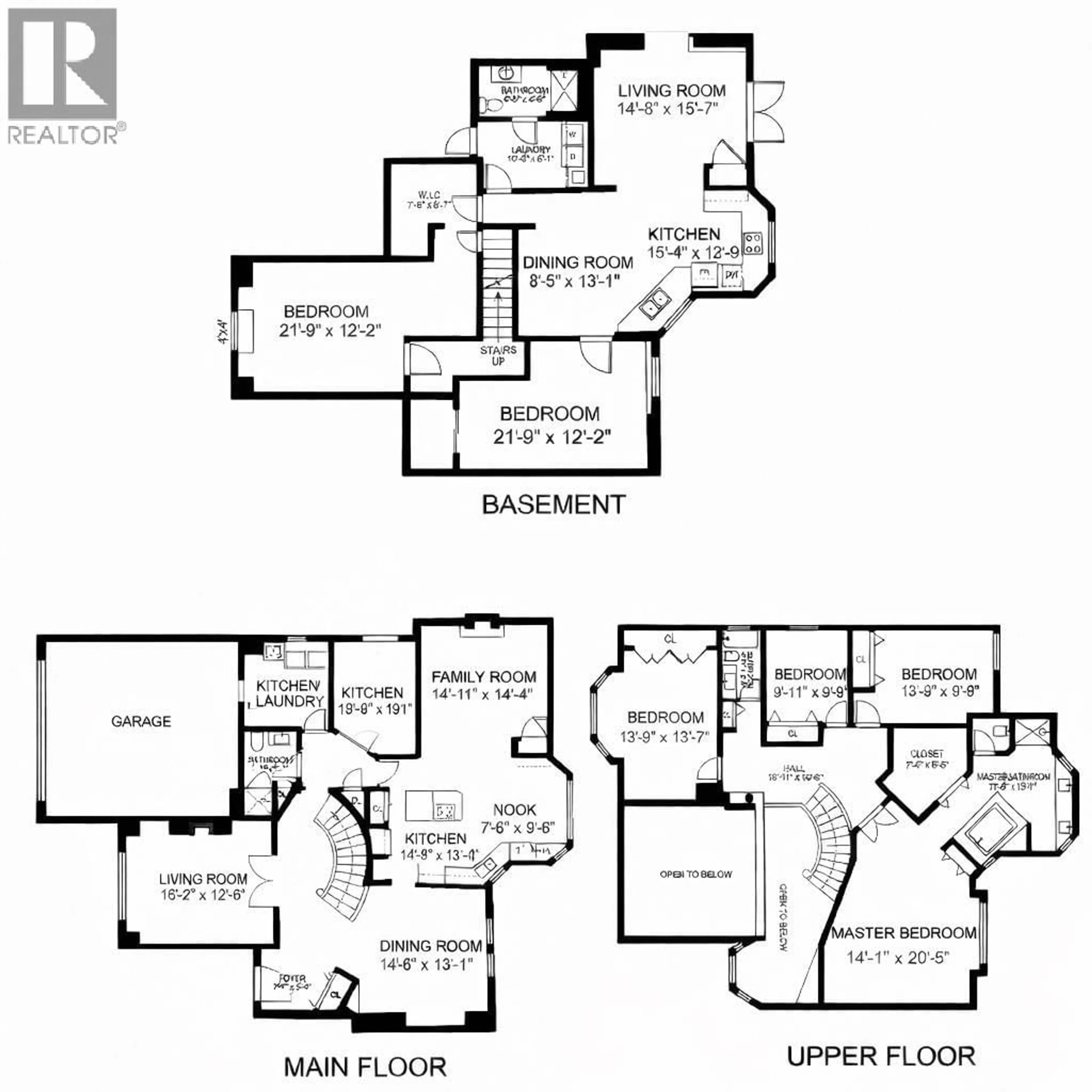 Floor plan for 1476 LANSDOWNE DRIVE, Coquitlam British Columbia V3E2S8