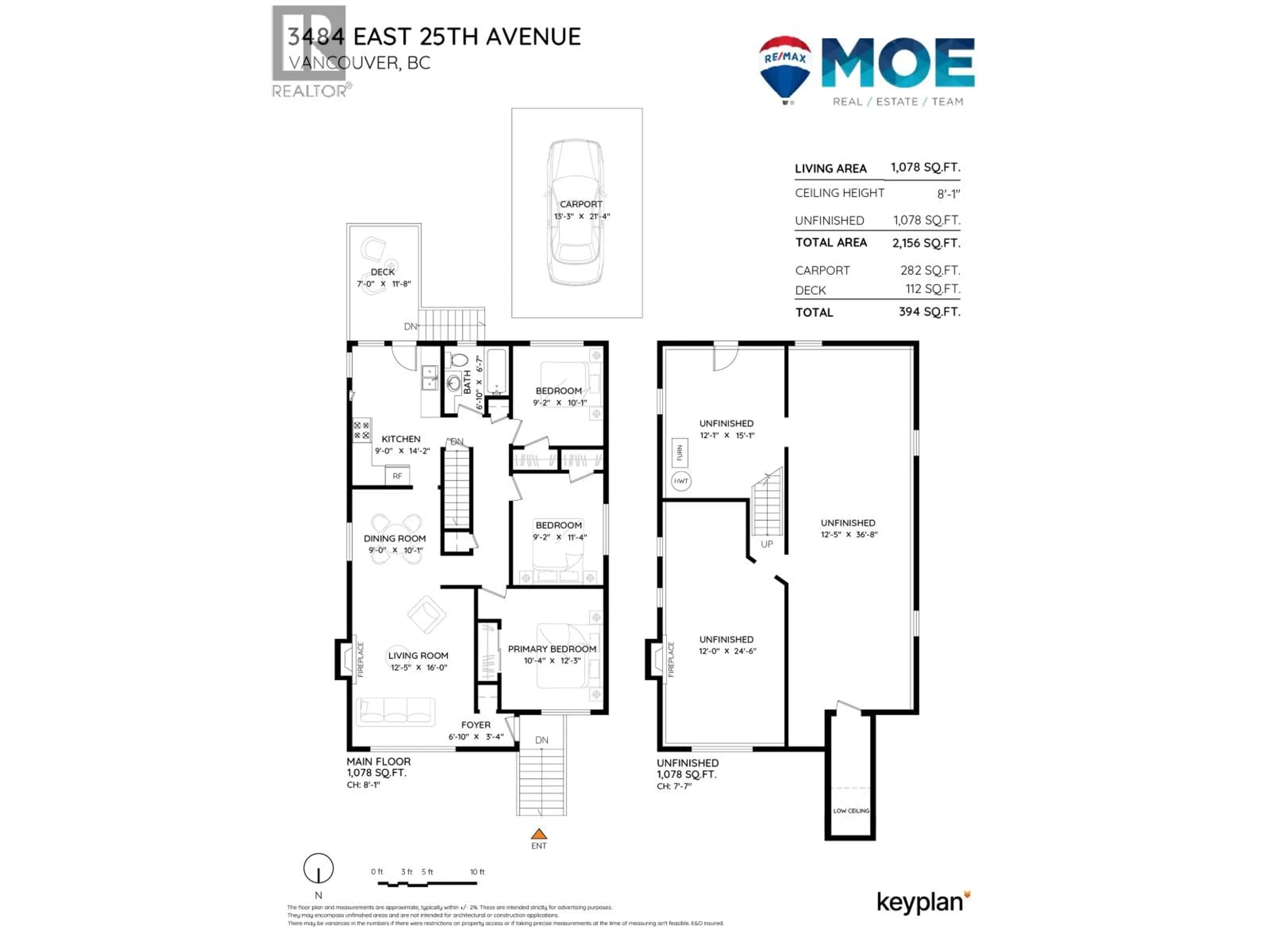 Floor plan for 3484 E 25TH AVENUE, Vancouver British Columbia V5R1K1