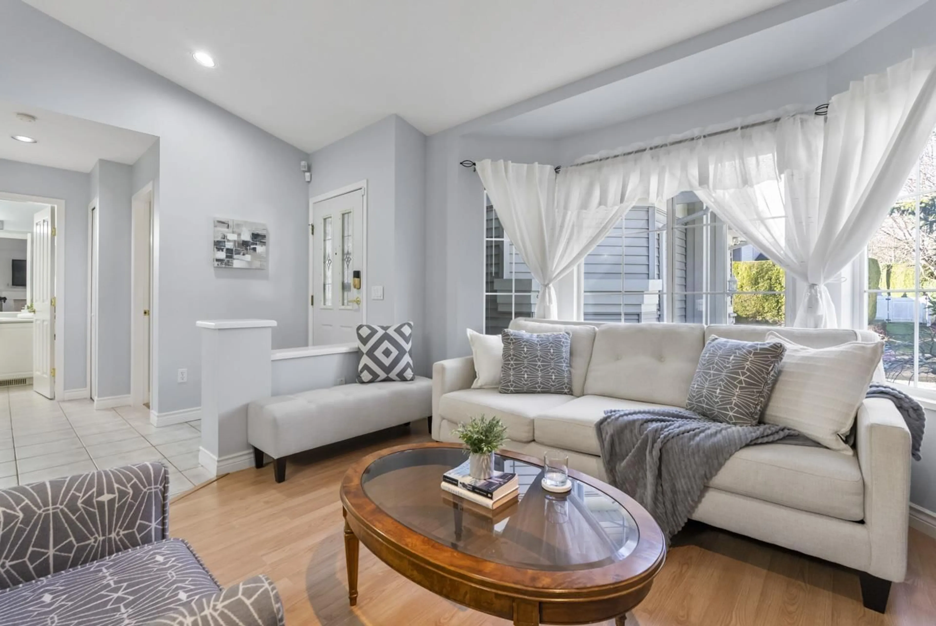 Living room with furniture, unknown for 7 - 16888 80 AVENUE, Surrey British Columbia V4N5A1