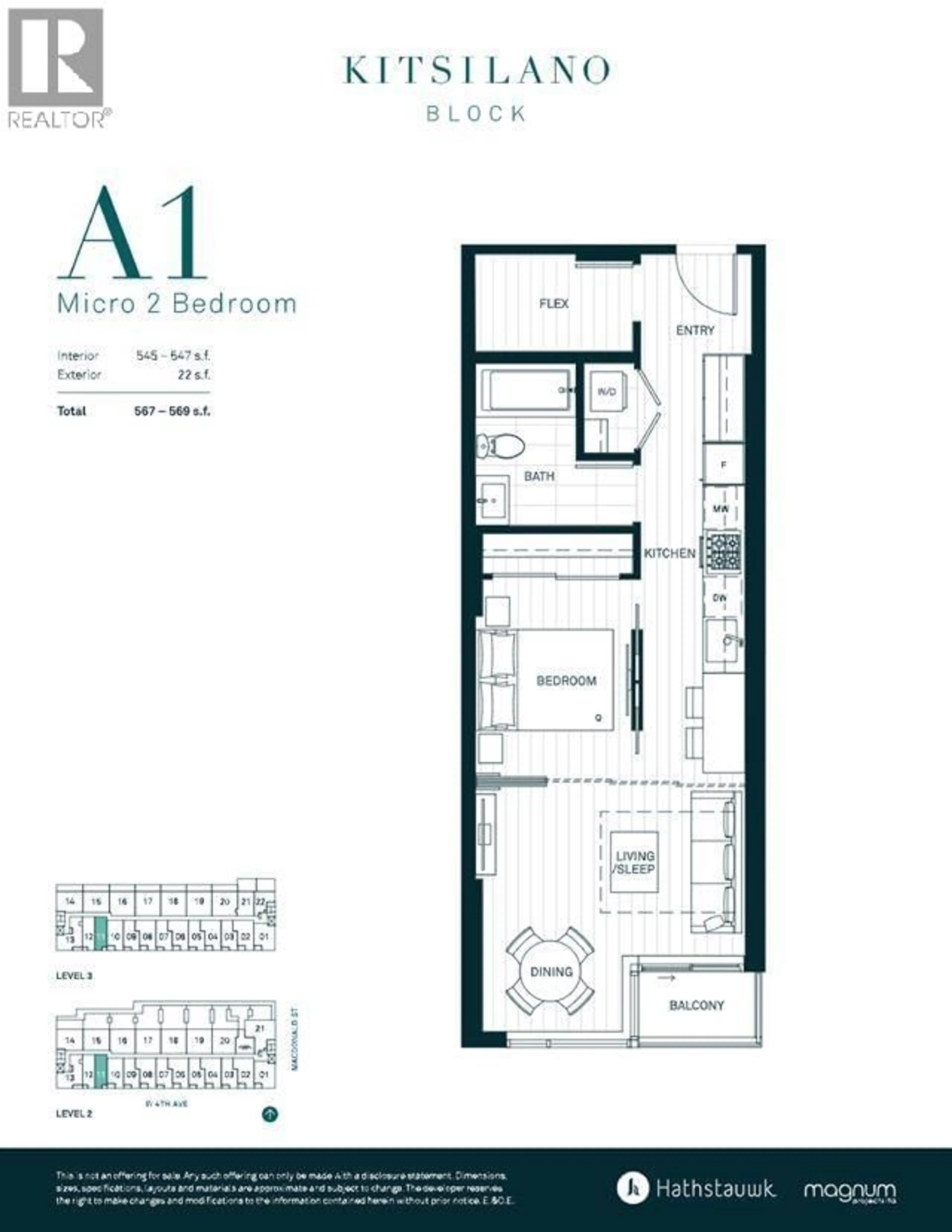 Floor plan for 311 - 2803 4TH AVENUE, Vancouver British Columbia V6K1R3