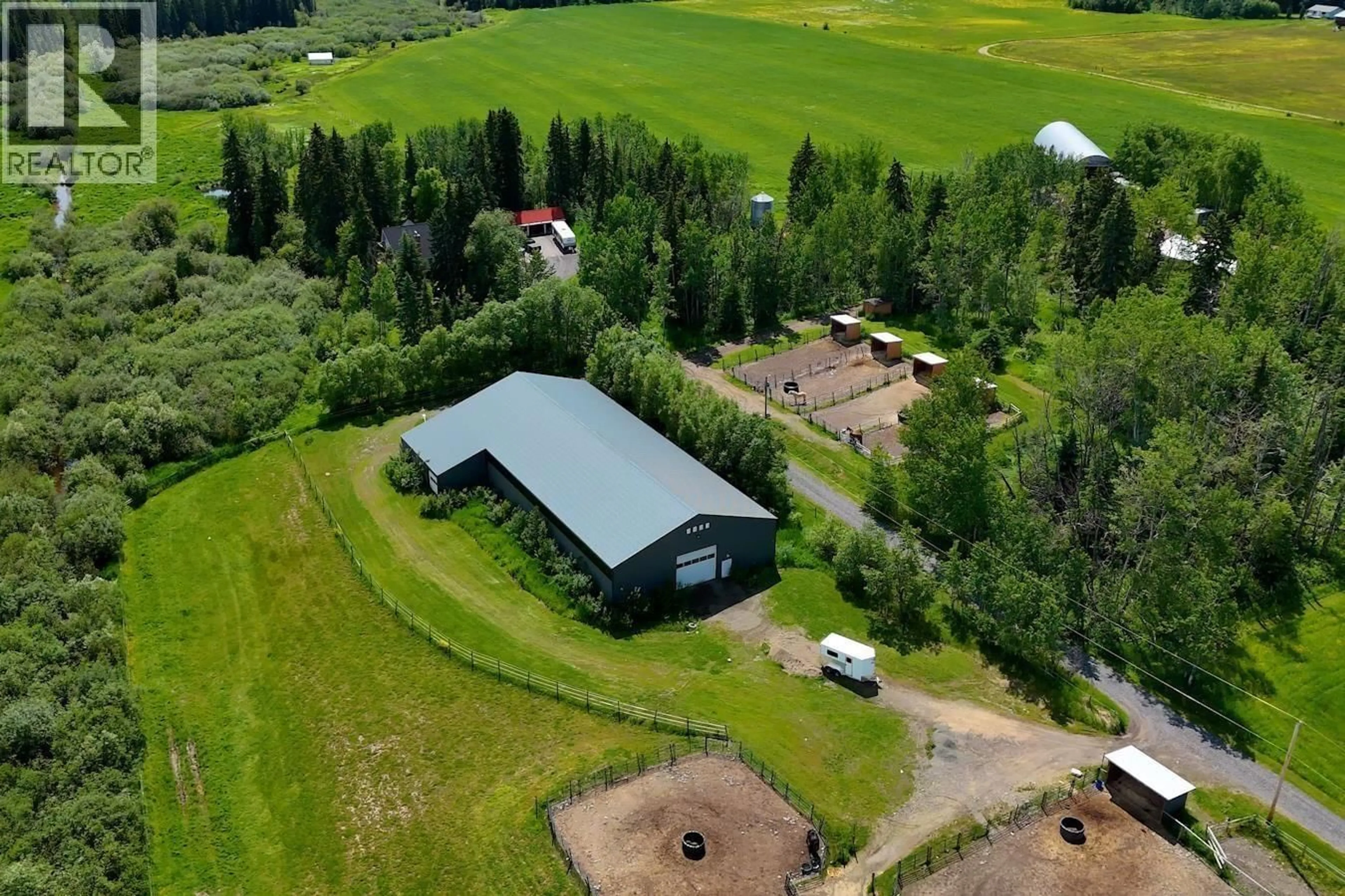 A pic from outside/outdoor area/front of a property/back of a property/a pic from drone, mountain view for 9345 CUMMINGS ROAD, Prince George British Columbia V2N5W7