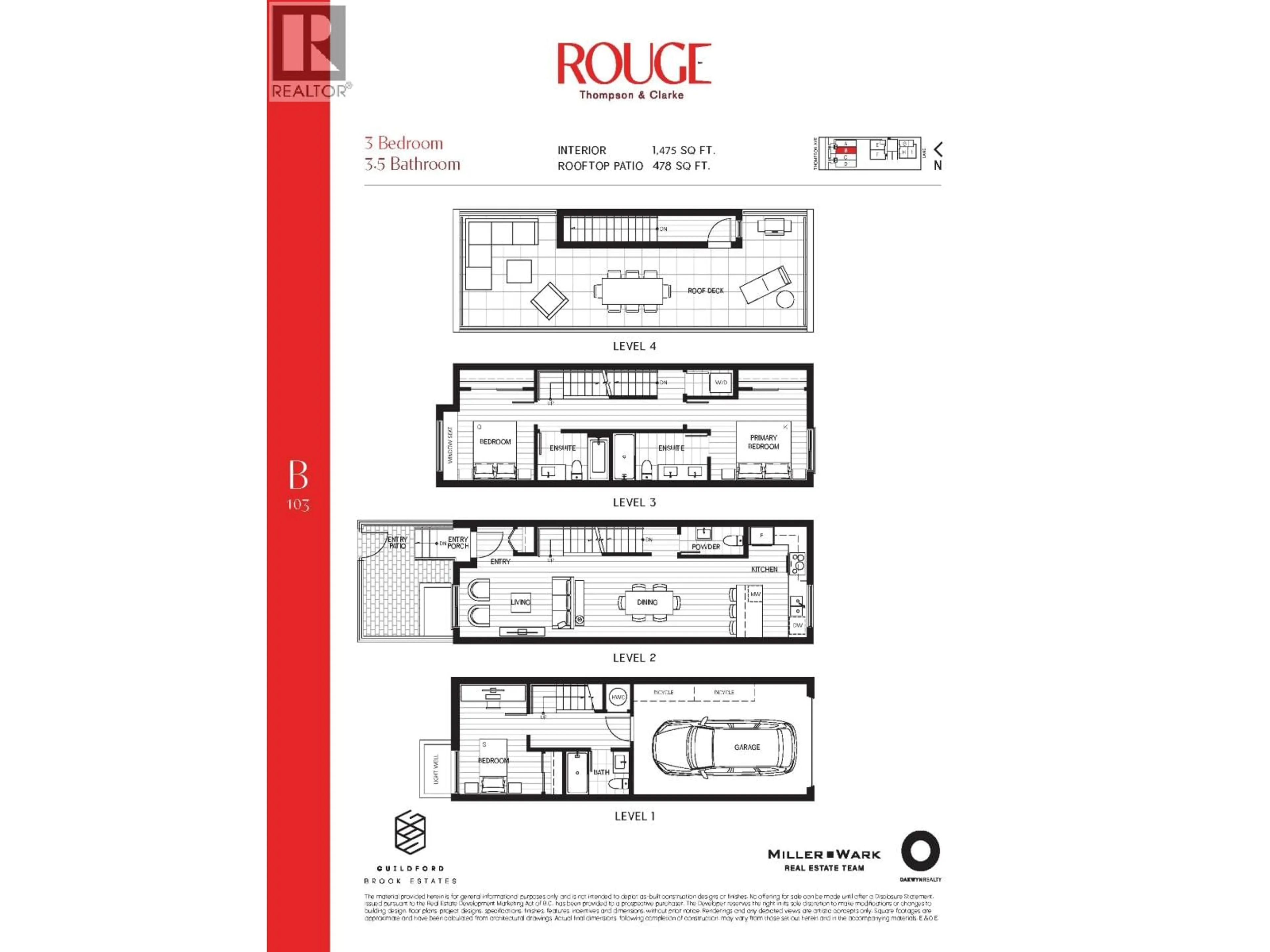 Floor plan for 103 - 586 THOMPSON AVENUE, Coquitlam British Columbia V0V0V0
