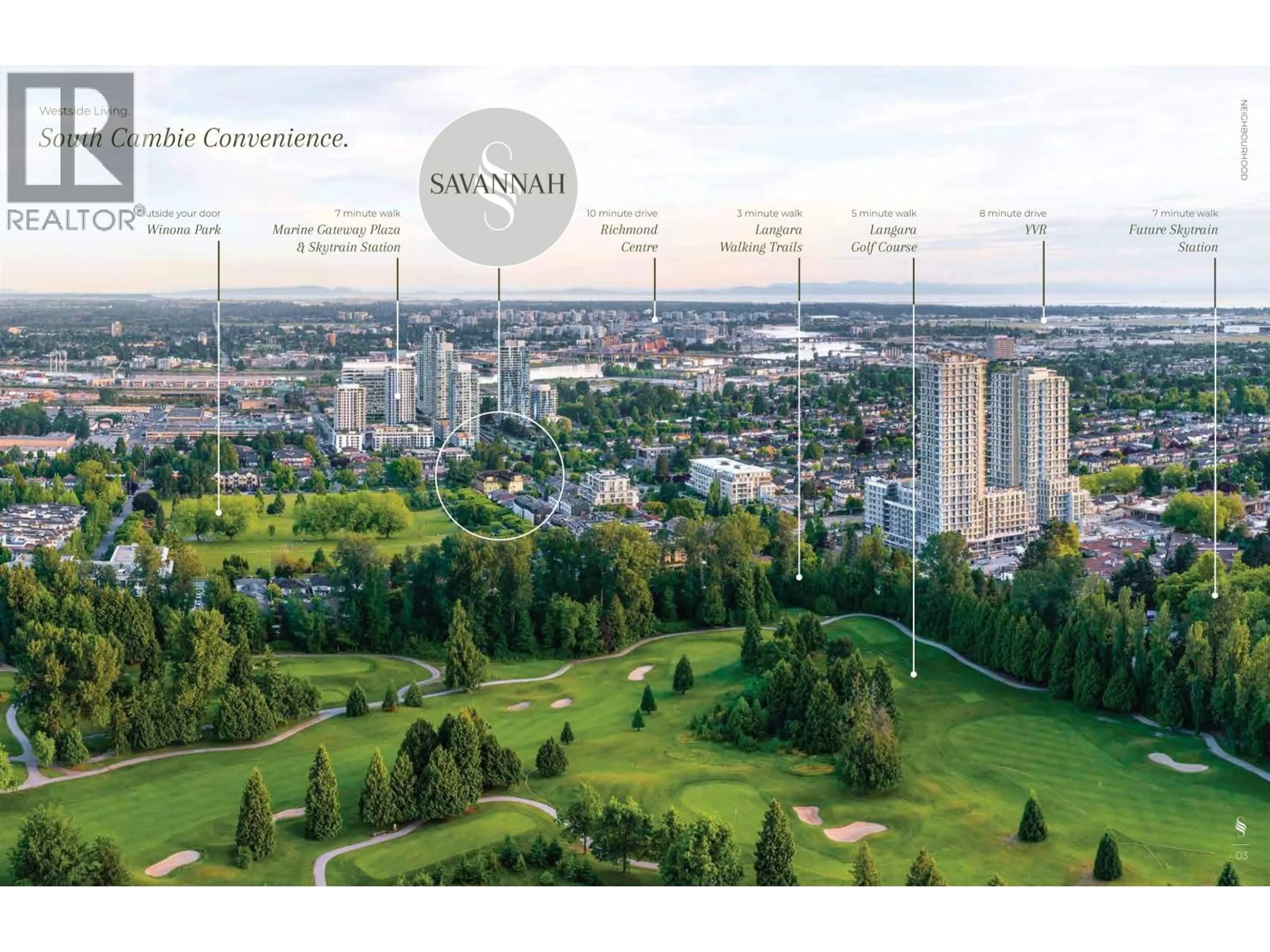 A pic from outside/outdoor area/front of a property/back of a property/a pic from drone, mountain view for 115 - 7789 YUKON STREET, Vancouver British Columbia V5X2Y4