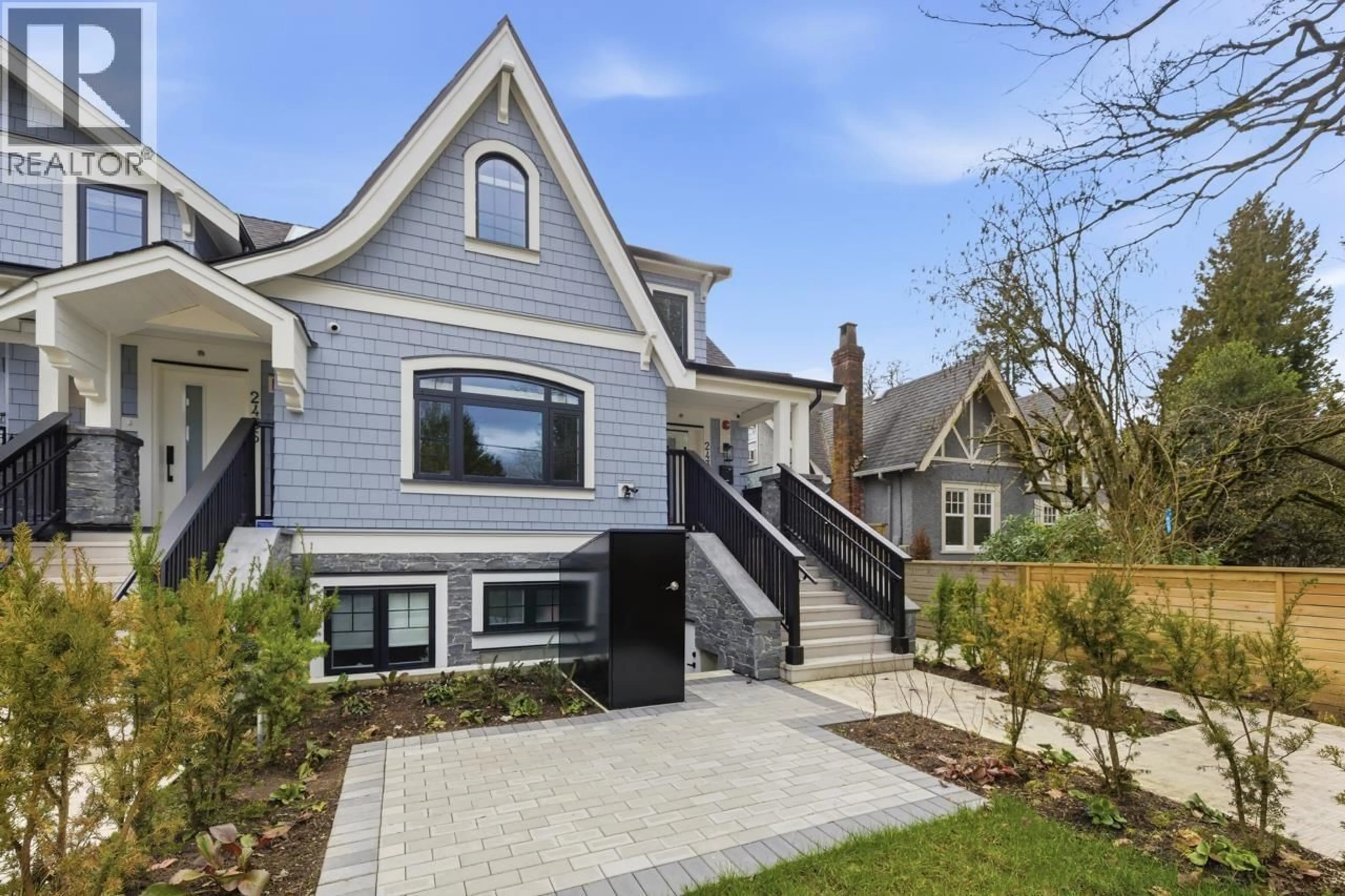 Home with vinyl exterior material, street for 2438 49 AVENUE, Vancouver British Columbia V6M2V3