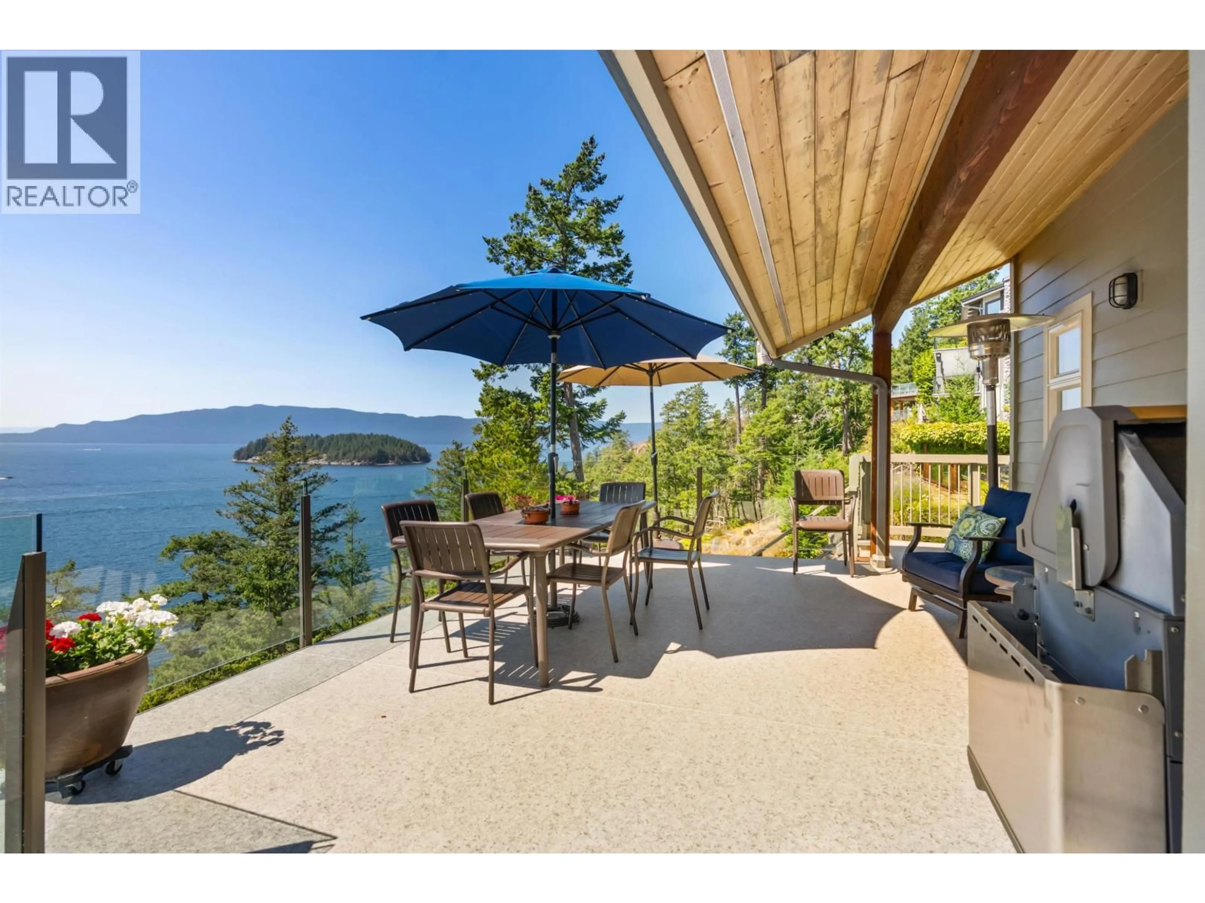 Patio, water/lake/river/ocean view for 4266 ORCA ROAD, Garden Bay British Columbia V0N1S1