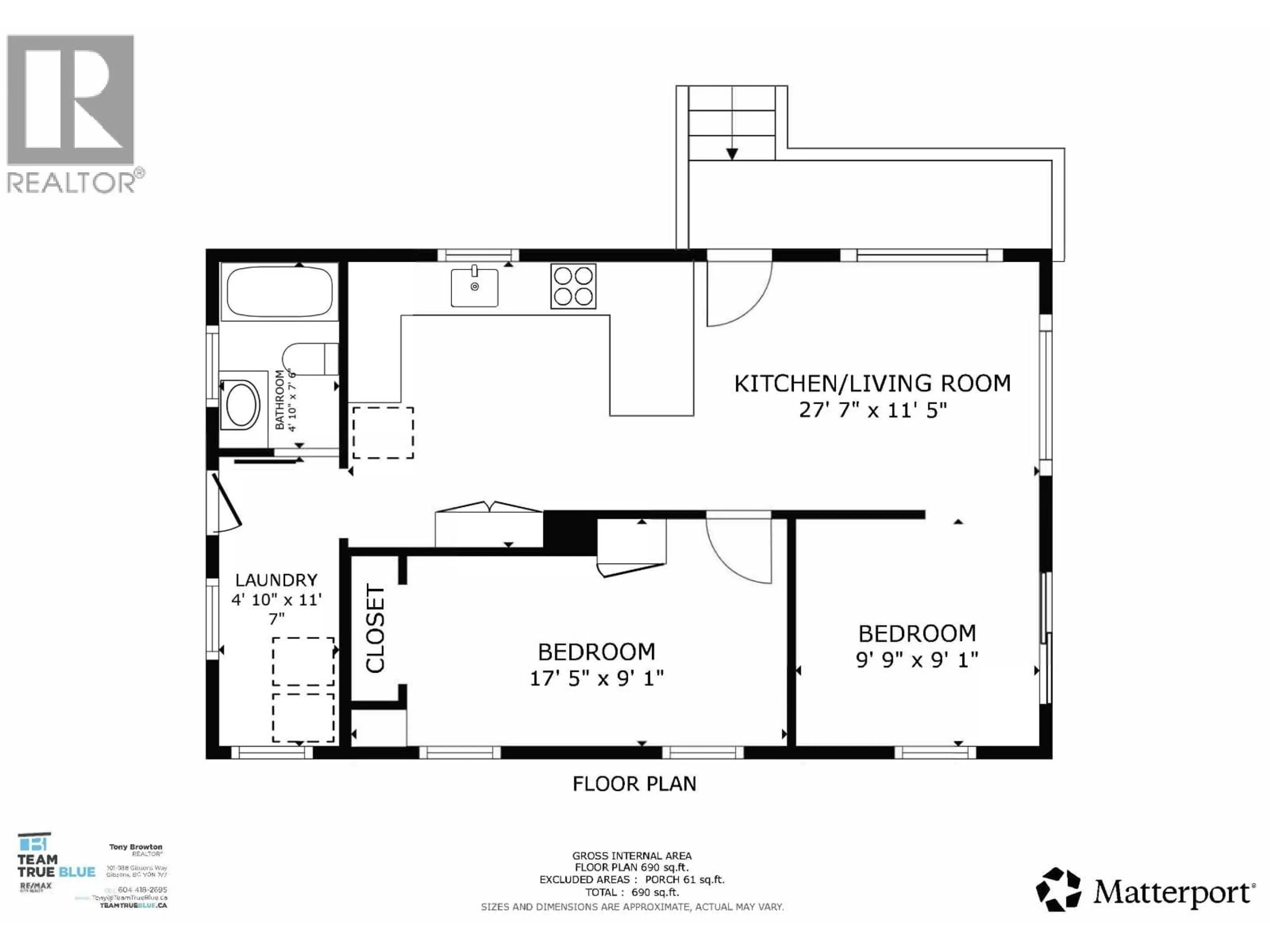 Floor plan for 609 GLEN ROAD, Gibsons British Columbia V0N1V9