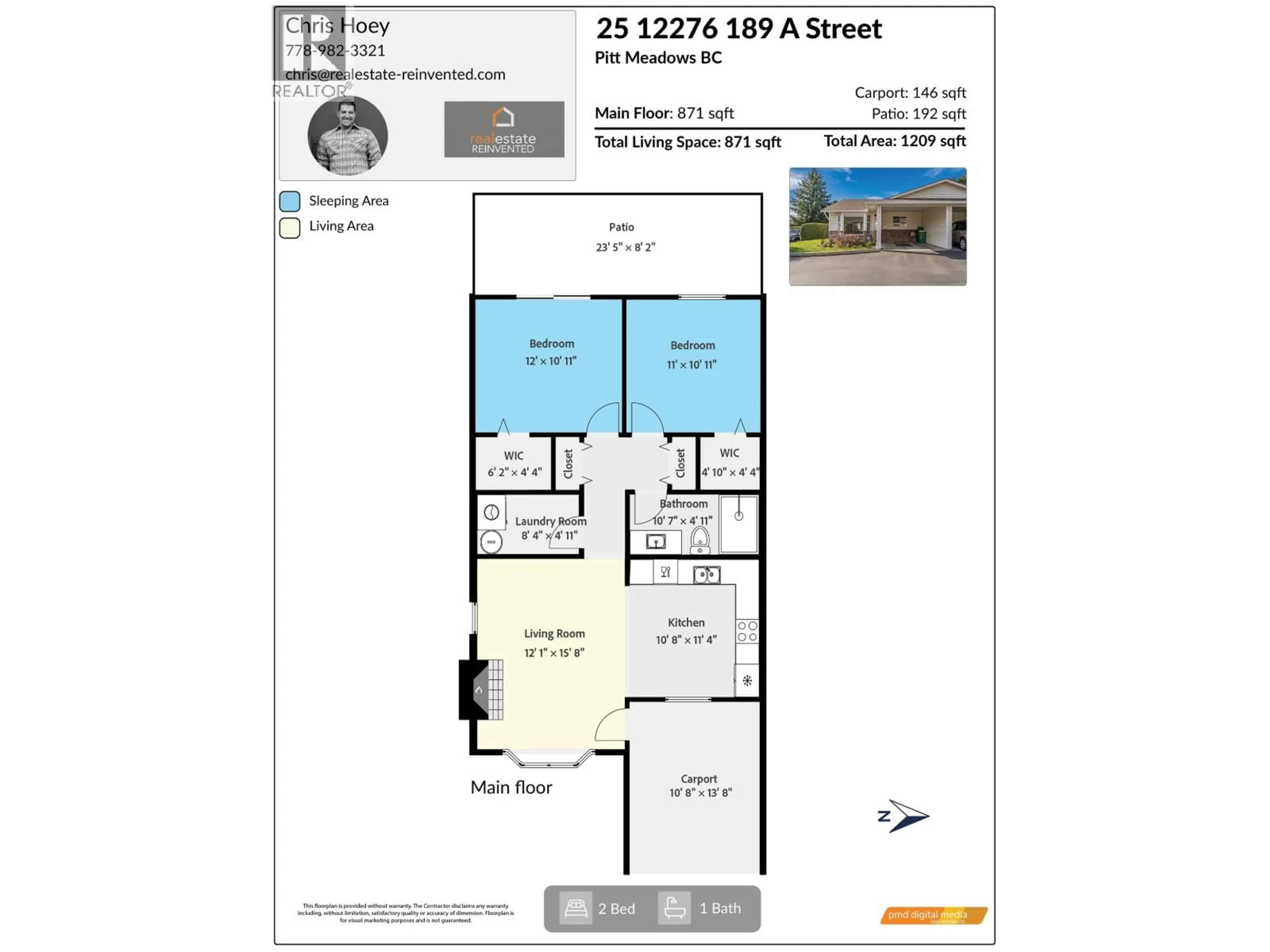 Floor plan for 25 - 12276 189A AVENUE, Pitt Meadows British Columbia V3Y2G2