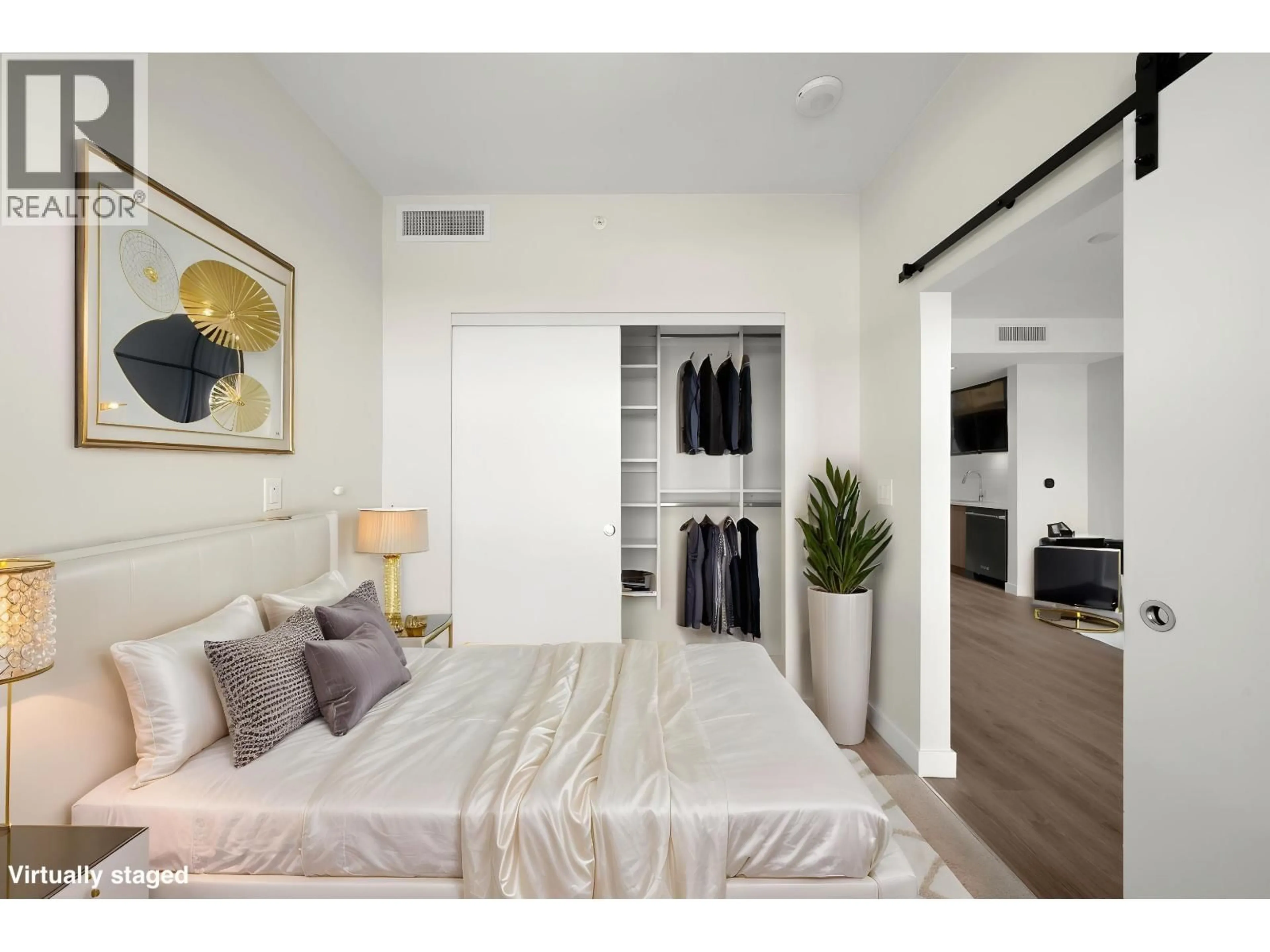 Bedroom with bed, unknown for 313 - 3430 KENT AVENUE SOUTH AVENUE, Vancouver British Columbia V5S0G7