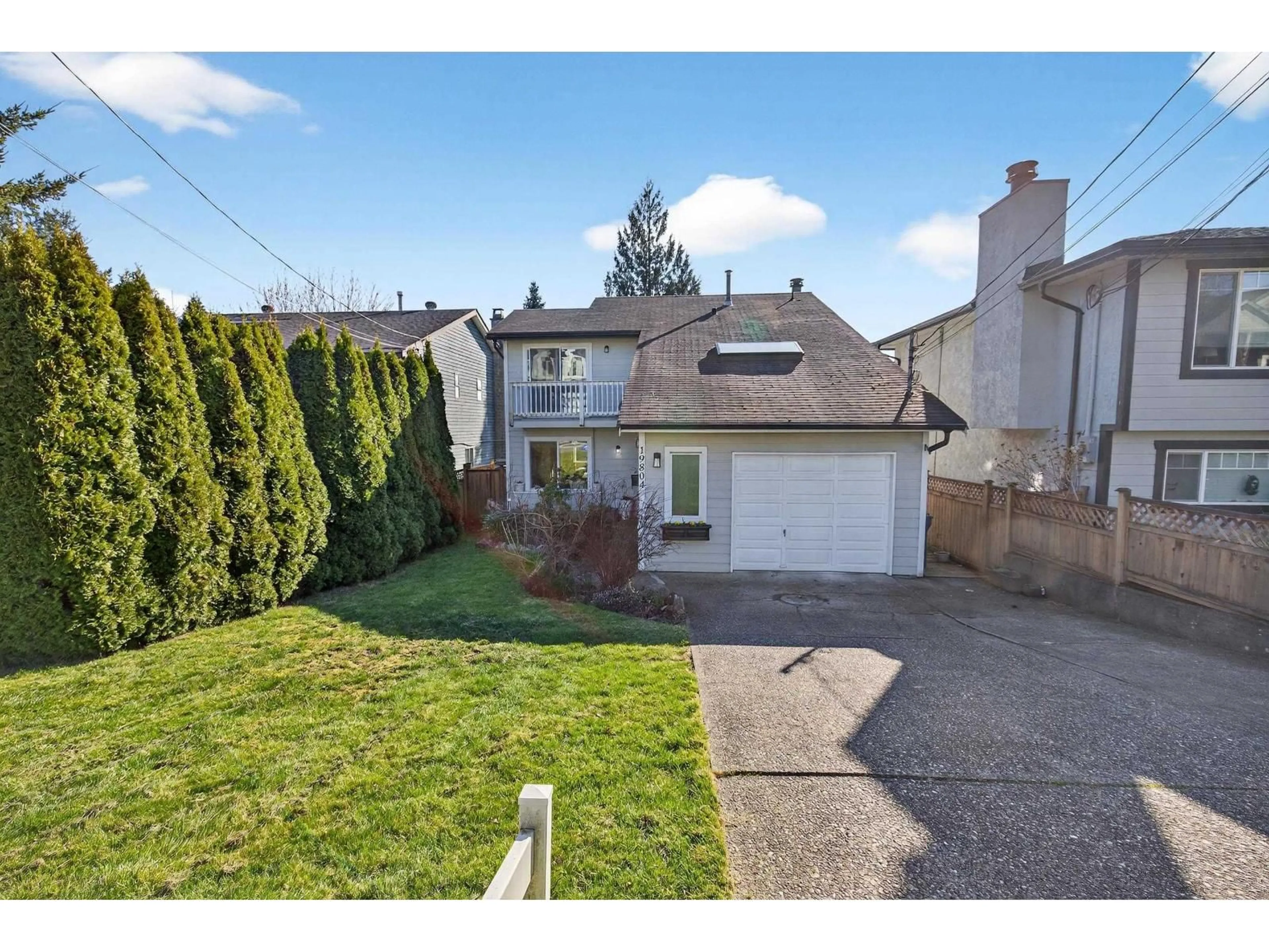 A pic from outside/outdoor area/front of a property/back of a property/a pic from drone, street for 19804 68 AVENUE, Langley British Columbia V2Y1H6