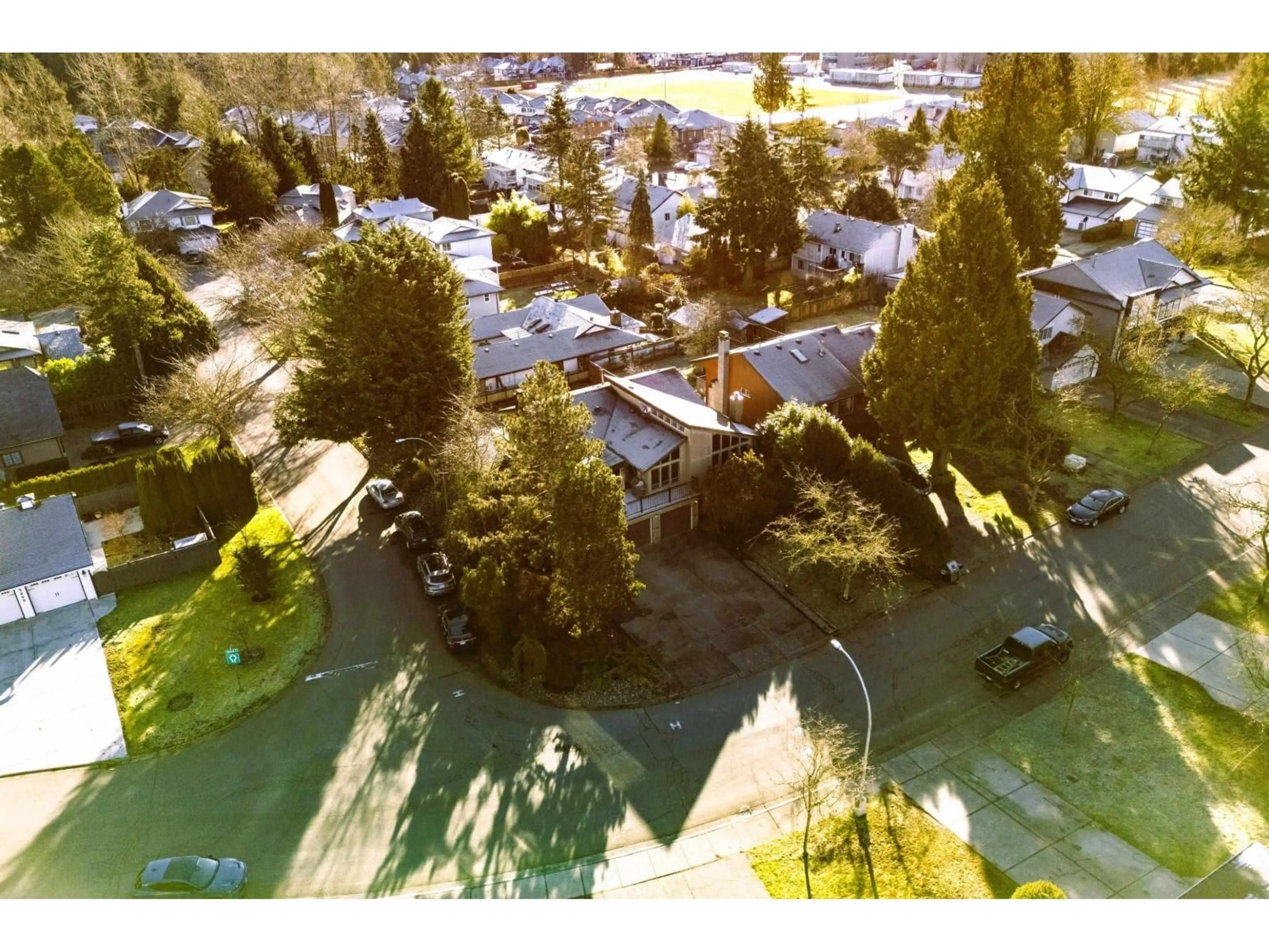 A pic from outside/outdoor area/front of a property/back of a property/a pic from drone, street for 9840 158A STREET, Surrey British Columbia V4N2A3