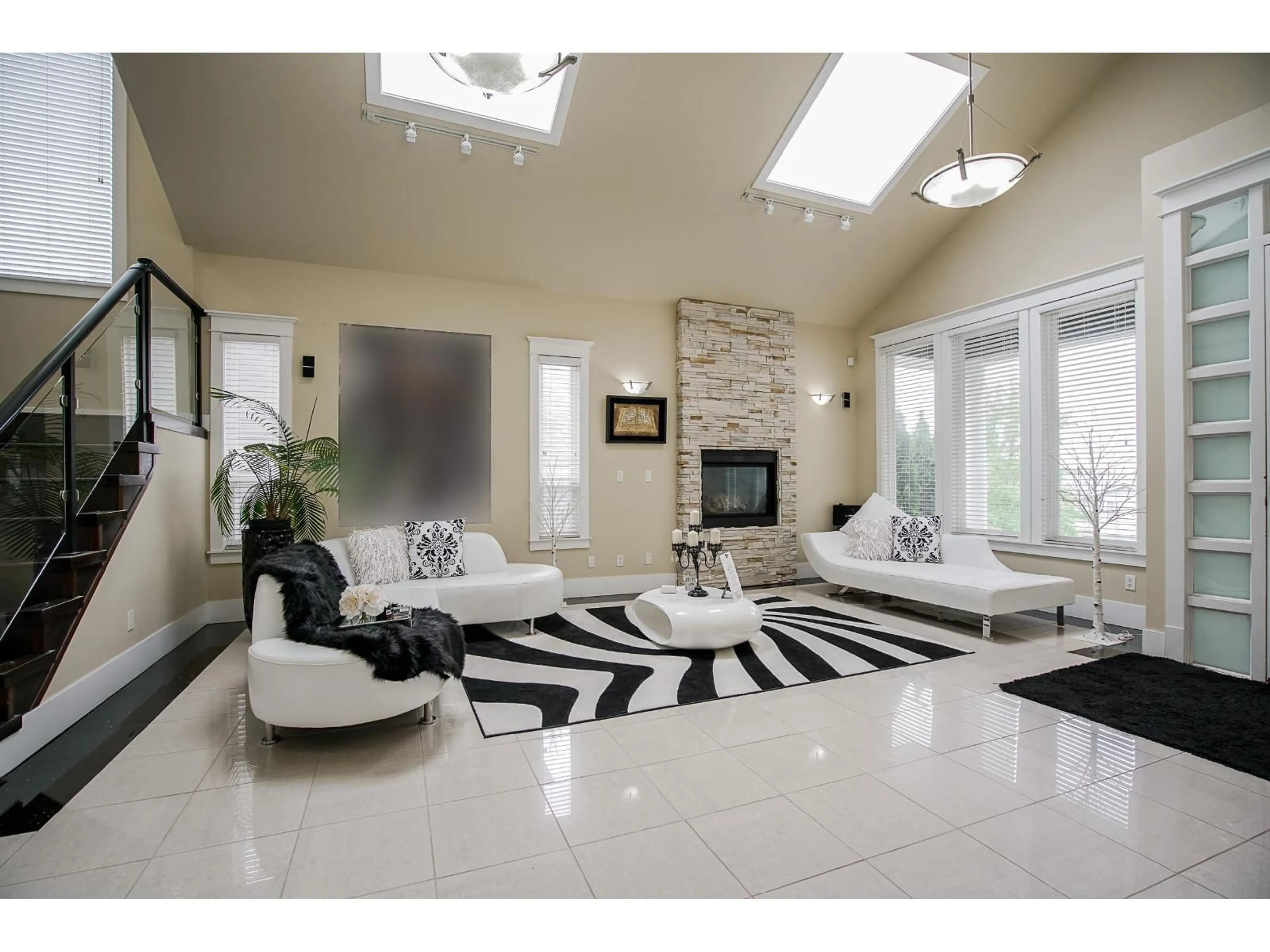 Living room with furniture, ceramic/tile floor for 15075 70A AVENUE, Surrey British Columbia V3S2E2