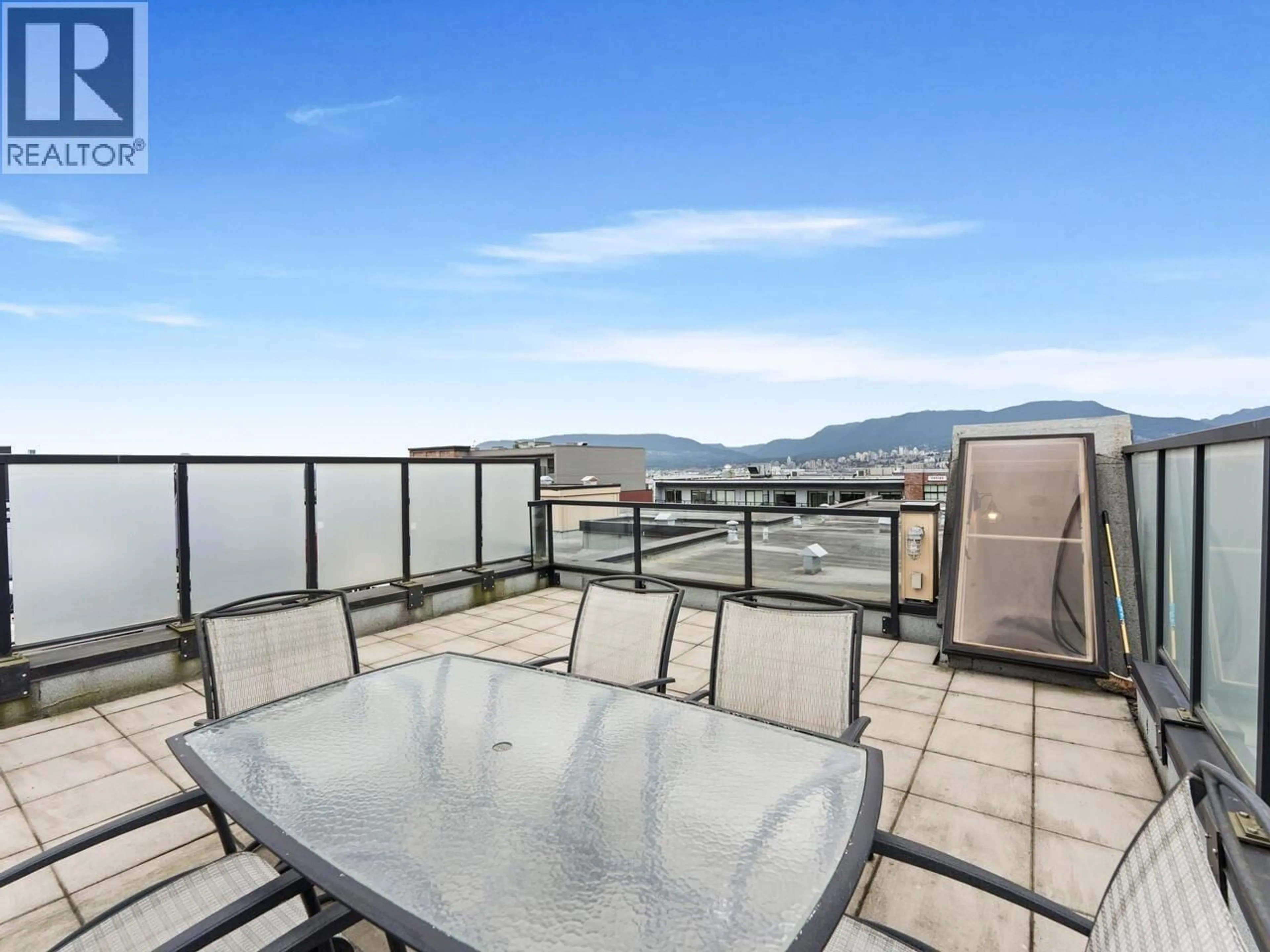 Patio, mountain view for PH12 - 2150 E HASTINGS STREET, Vancouver British Columbia V5L0A5