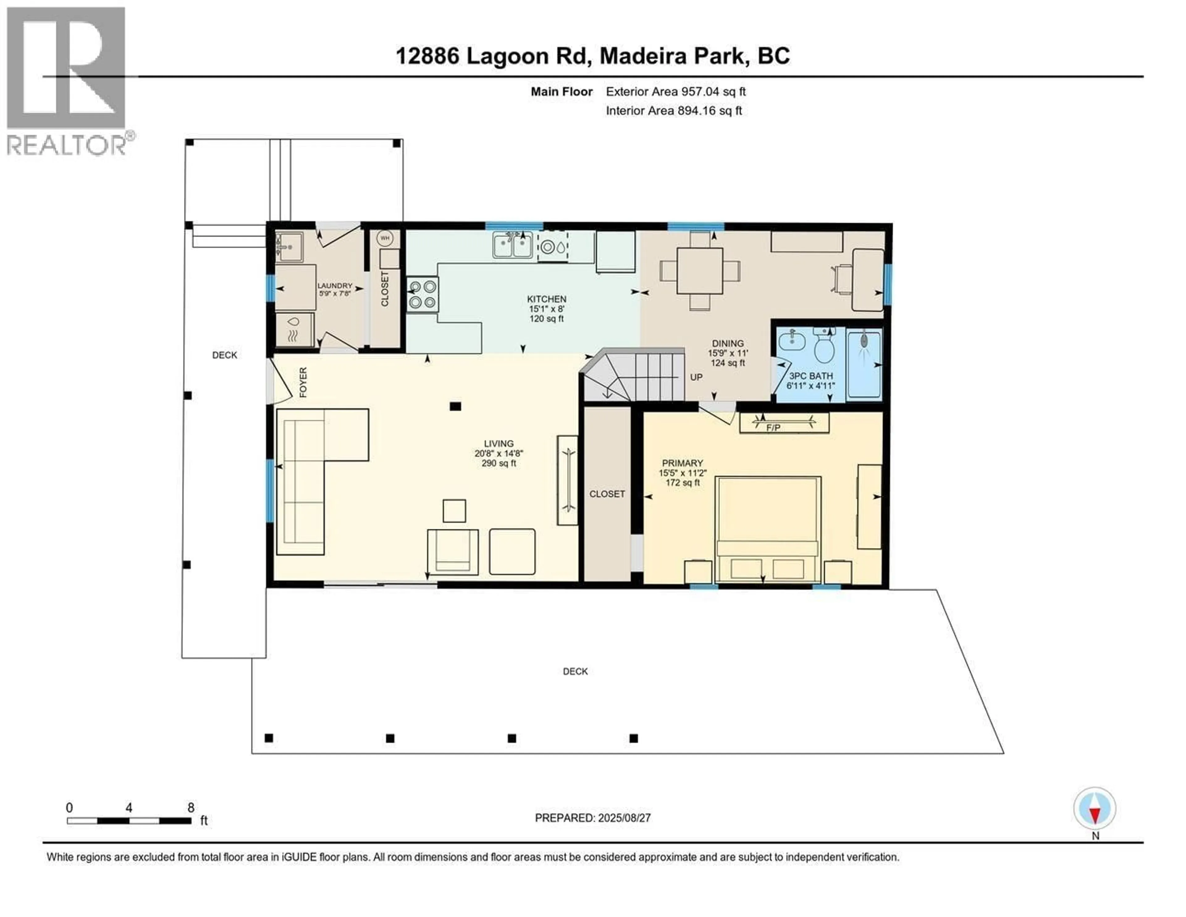 Floor plan for 12886 LAGOON ROAD, Madeira Park British Columbia V0N2H1