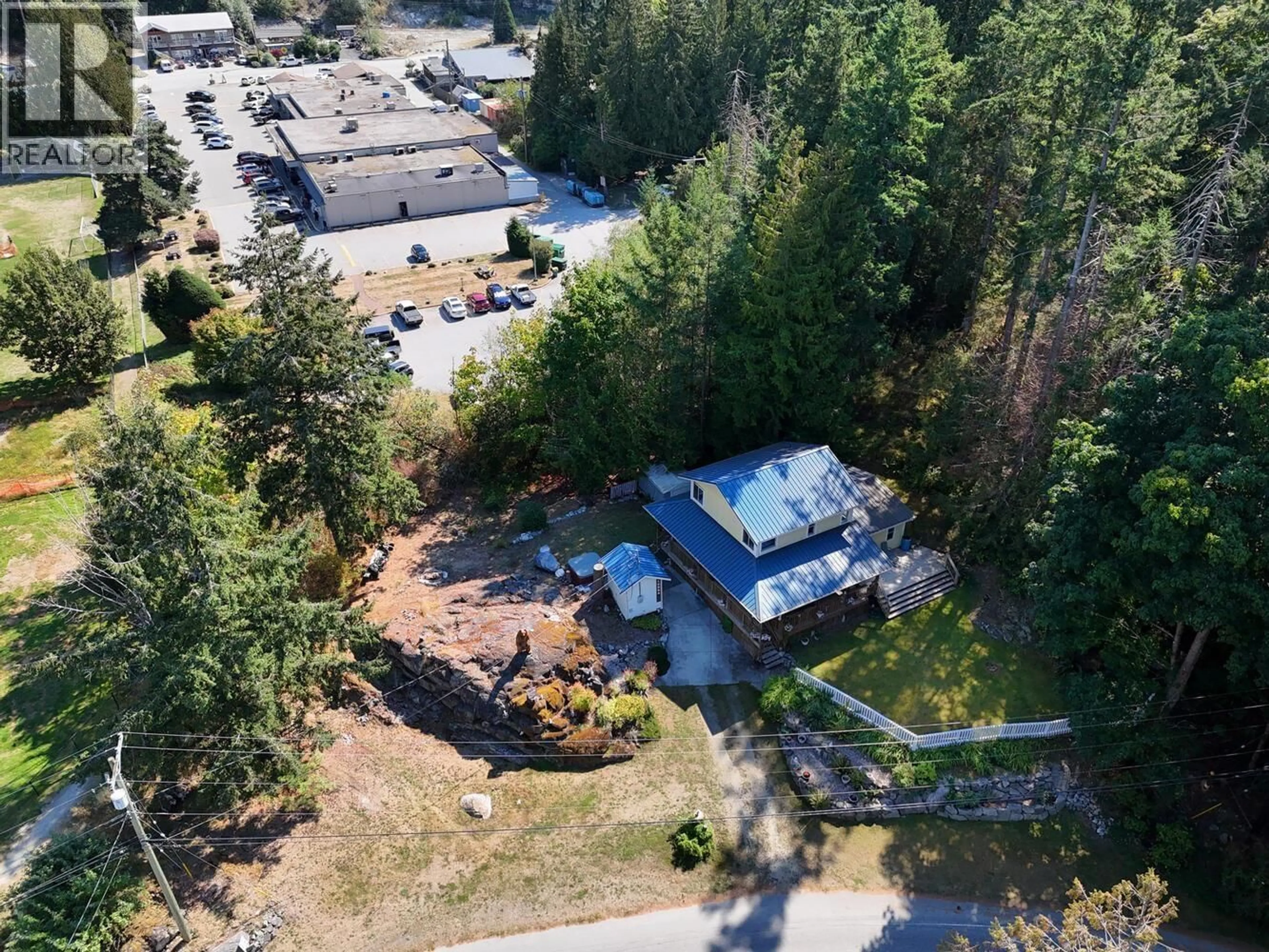 A pic from outside/outdoor area/front of a property/back of a property/a pic from drone, unknown for 12886 LAGOON ROAD, Madeira Park British Columbia V0N2H1