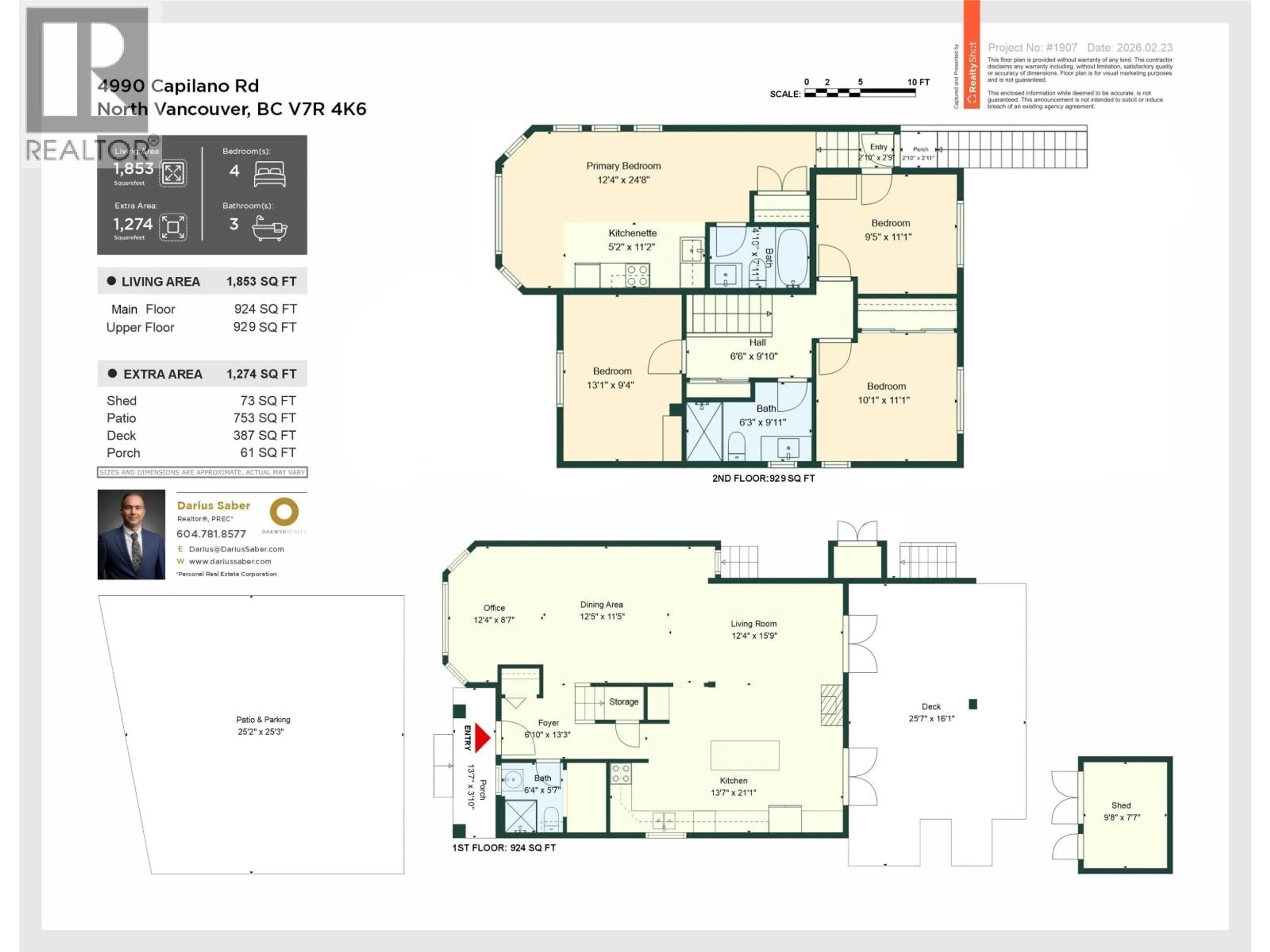 Floor plan for 4990 CAPILANO ROAD, North Vancouver British Columbia V7R4K6