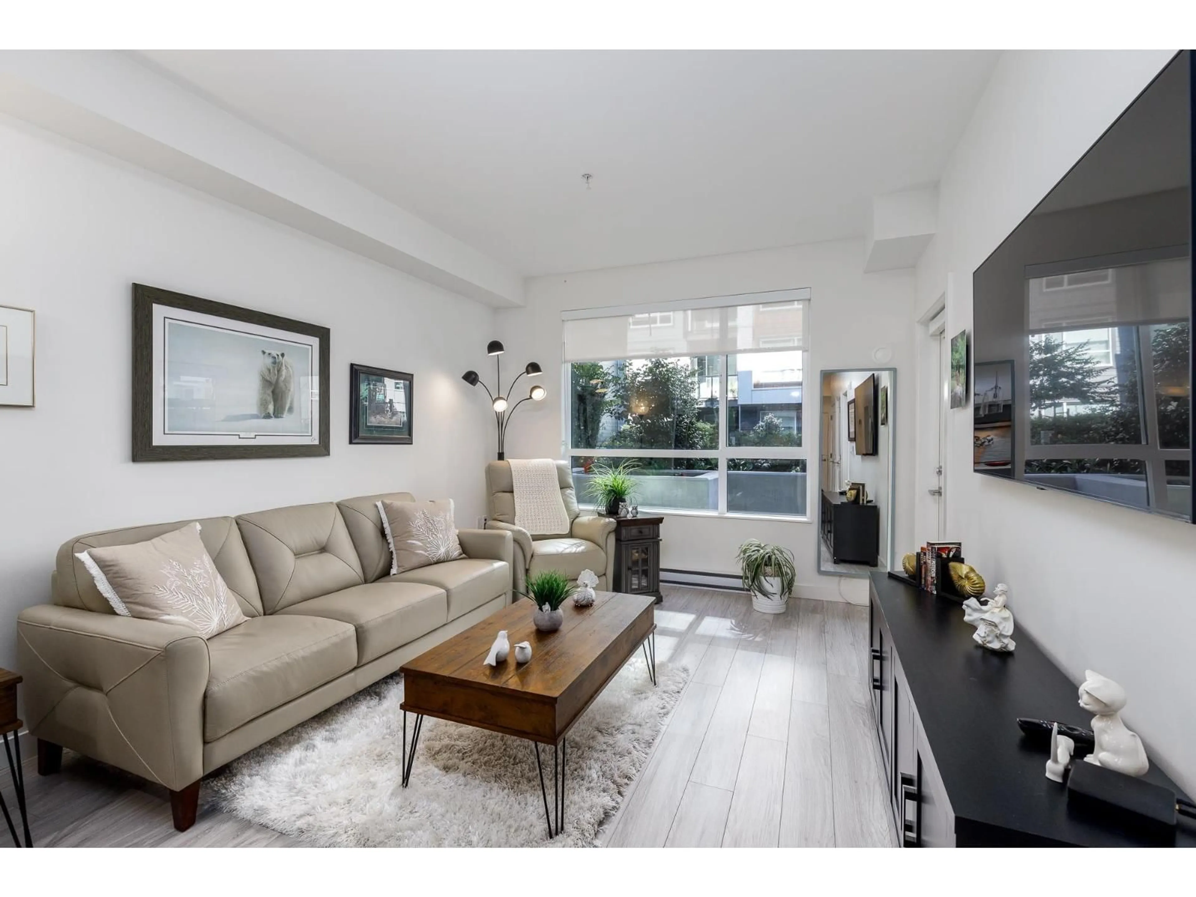 Living room with furniture, unknown for A111 - 20834 80 AVENUE, Langley British Columbia V2Y3M3