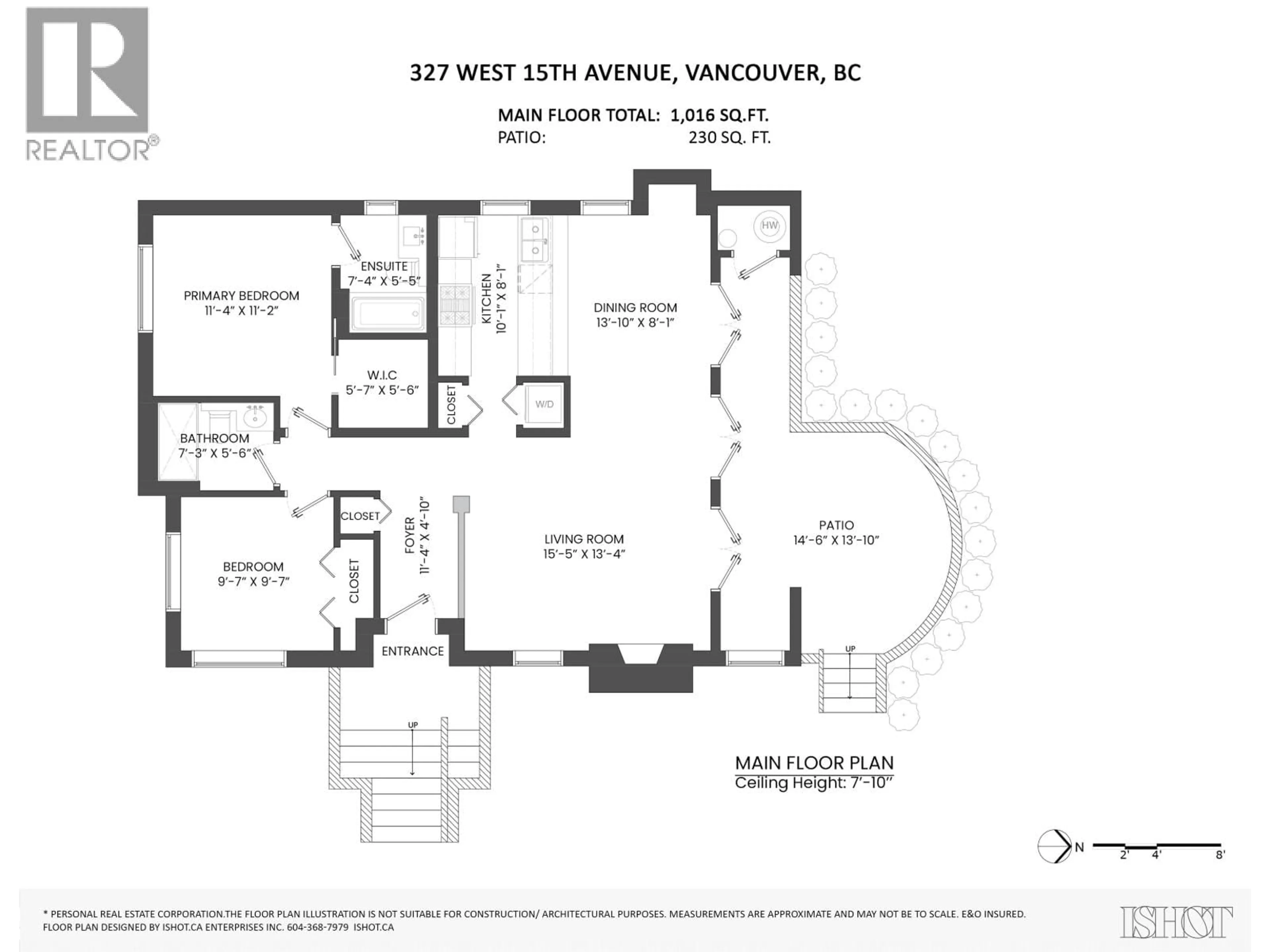 Floor plan for 327 15TH AVENUE, Vancouver British Columbia V5Y1Y3