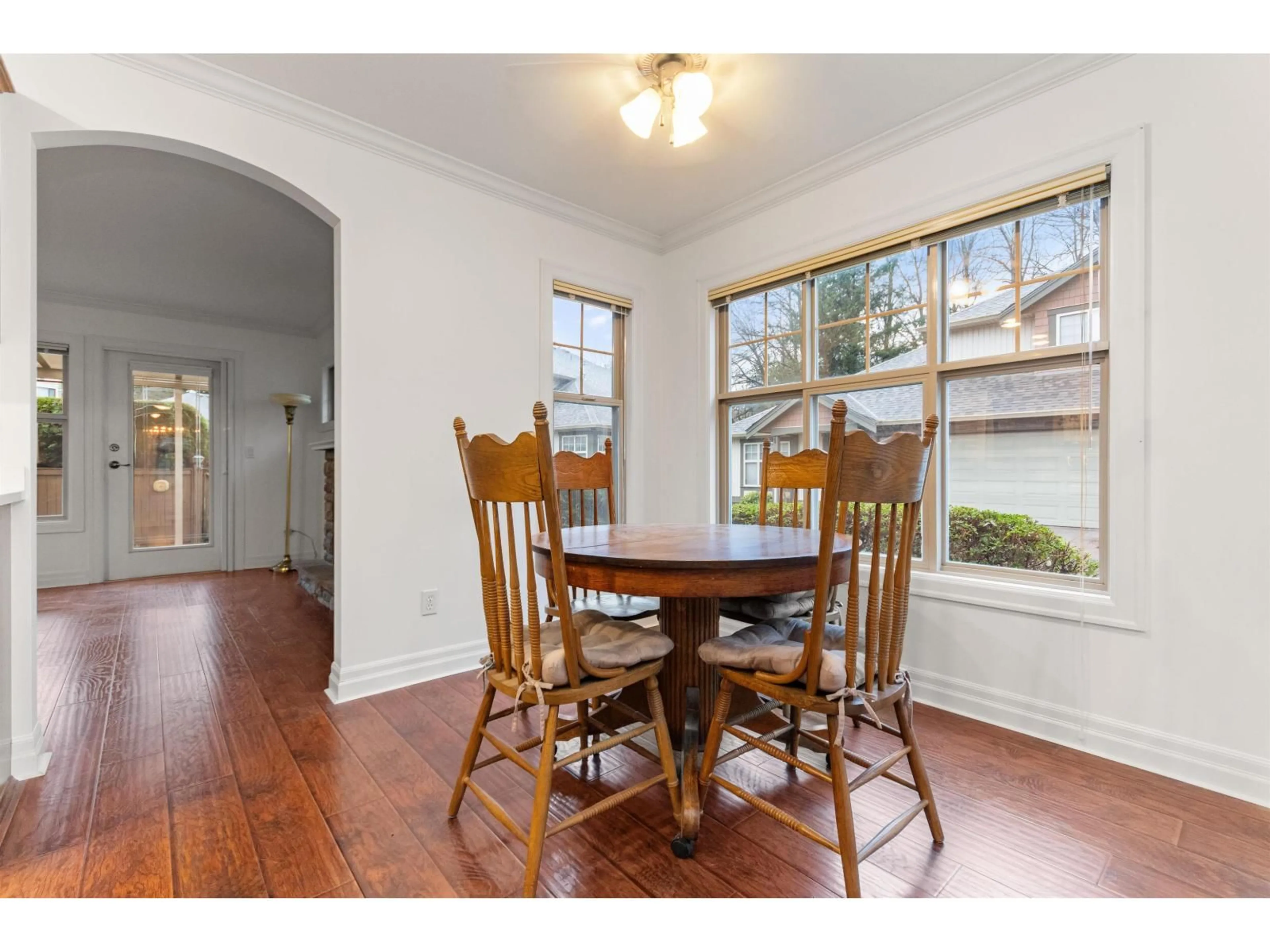 Dining room, wood/laminate floor for 69 - 6887 SHEFFIELD WAY, Chilliwack British Columbia V2R5V5