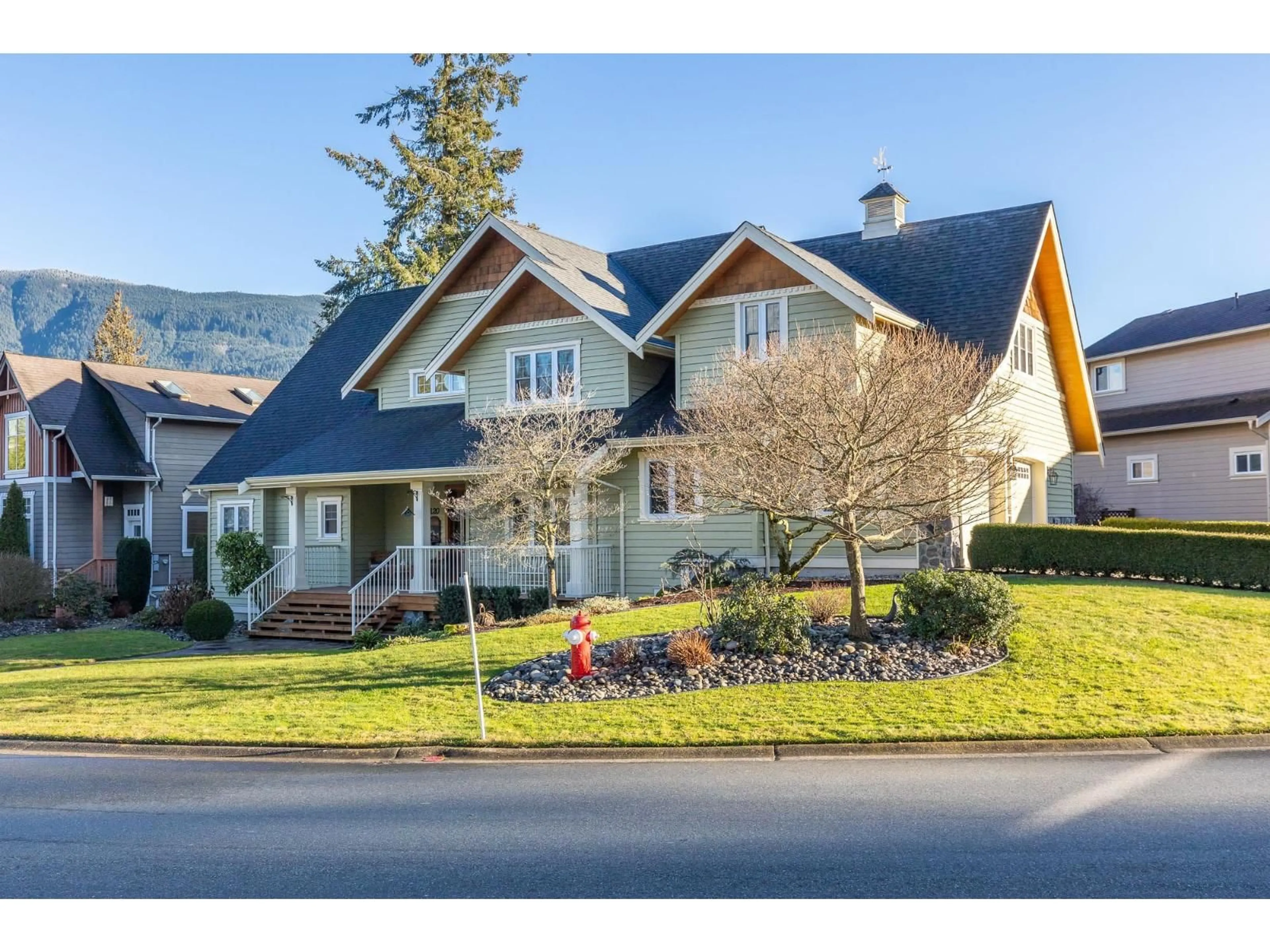 Home with vinyl exterior material, street for 120 - 14500 MORRIS VALLEY ROAD, Harrison Mills British Columbia V0M1A1