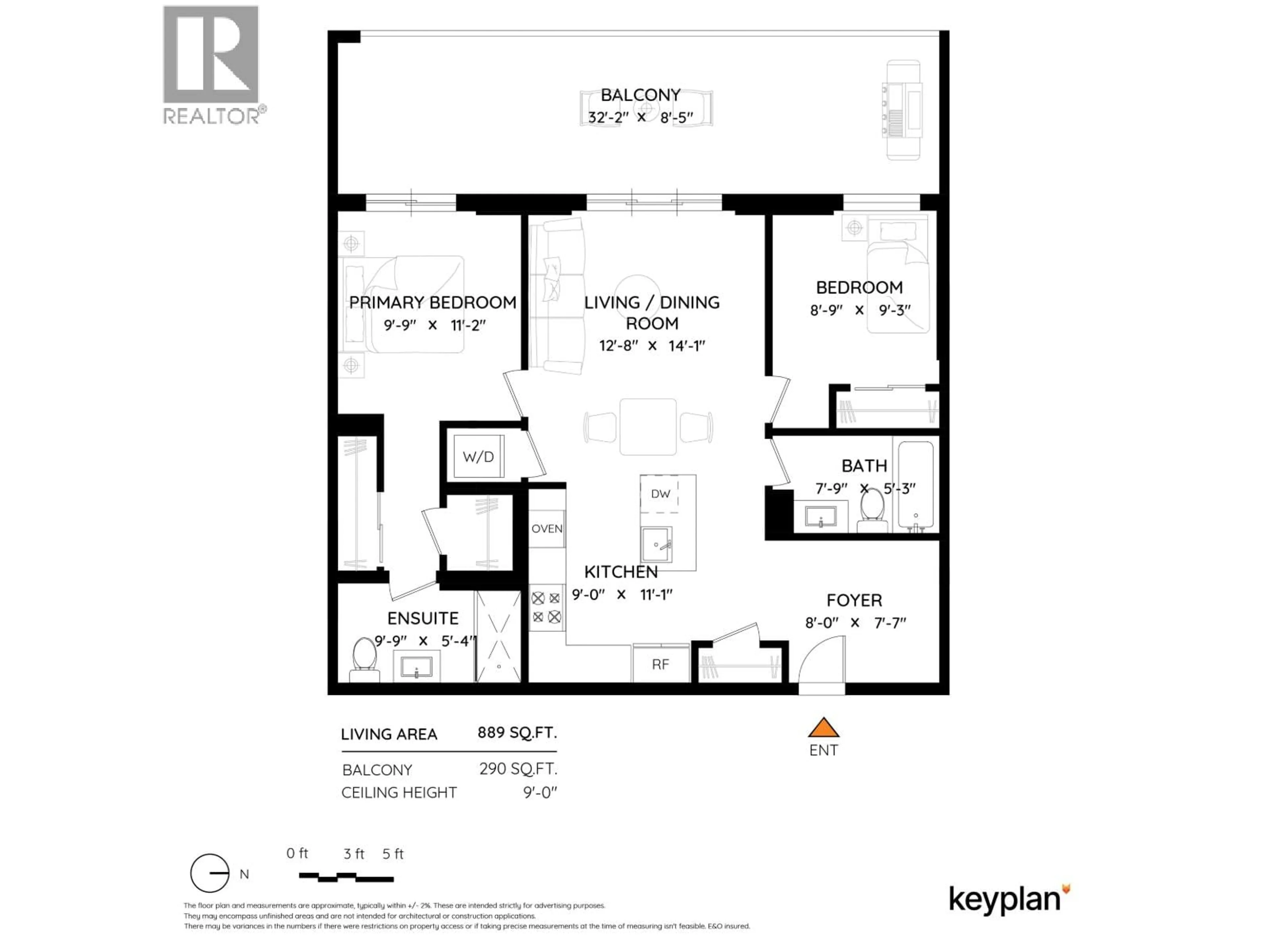 Floor plan for 103 - 2188 MADISON AVENUE, Burnaby British Columbia V5C0J8