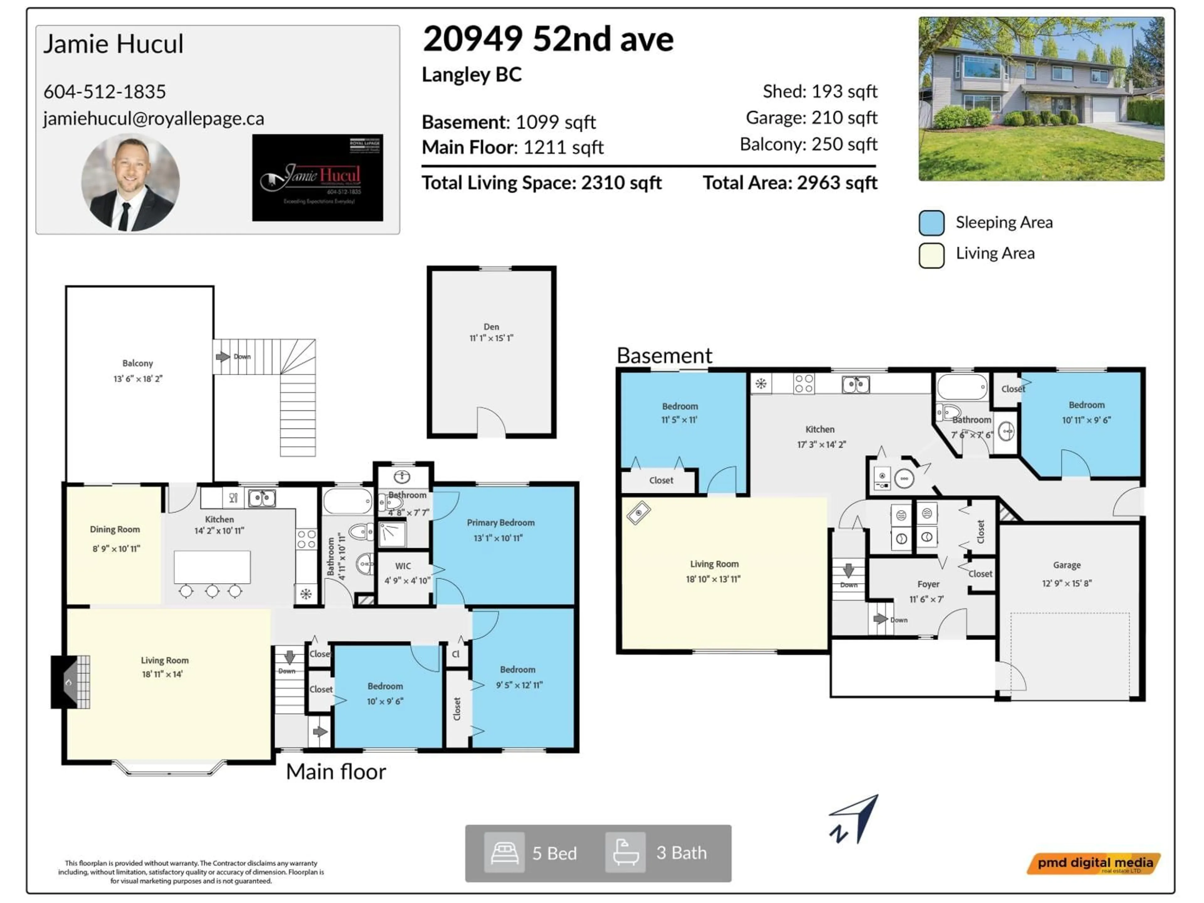 Floor plan for 20949 52 AVENUE, Langley British Columbia V3A3T7