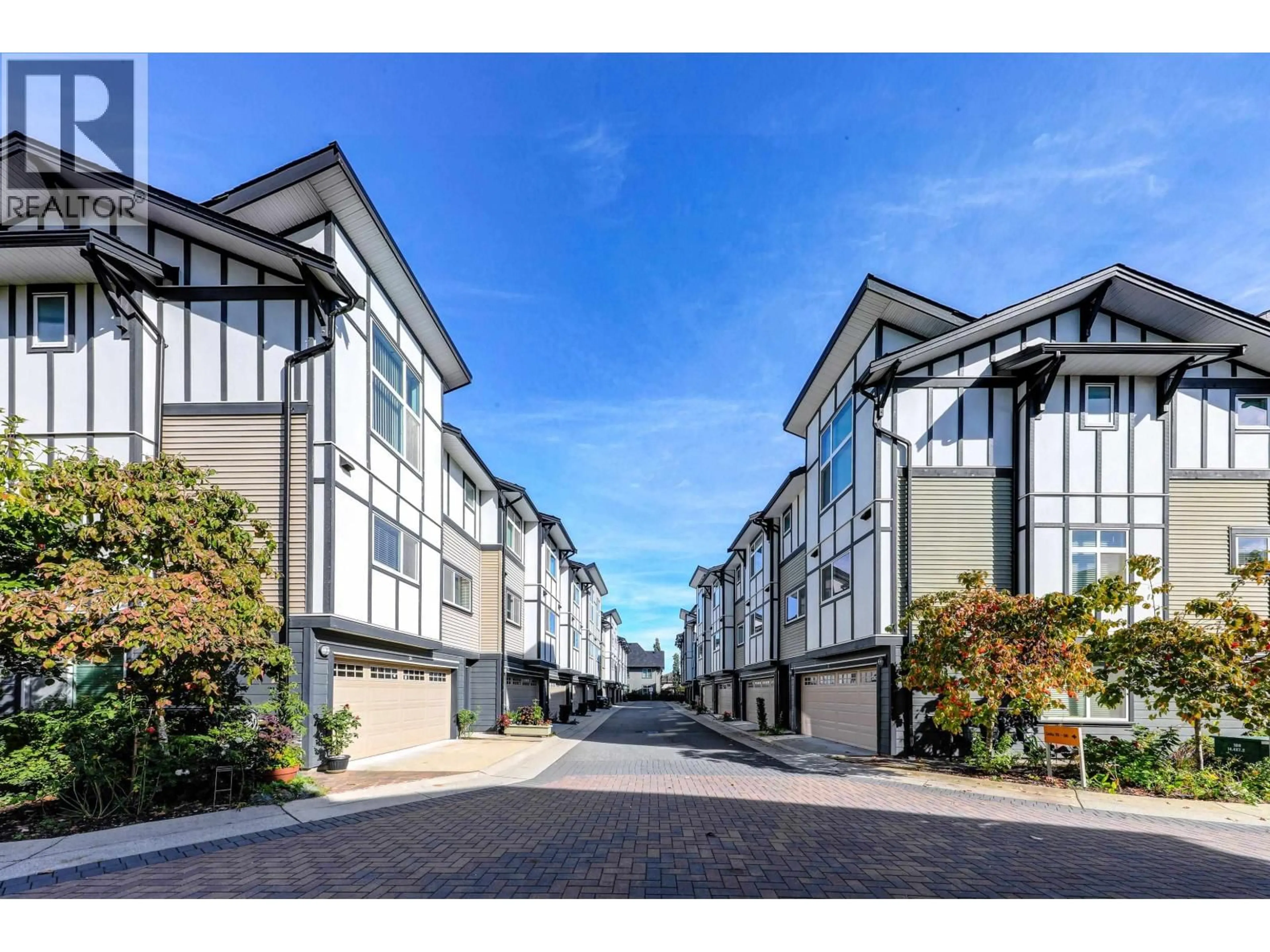 A pic from outside/outdoor area/front of a property/back of a property/a pic from drone, street for 4 - 9680 ALEXANDRA ROAD, Richmond British Columbia V6X0P2