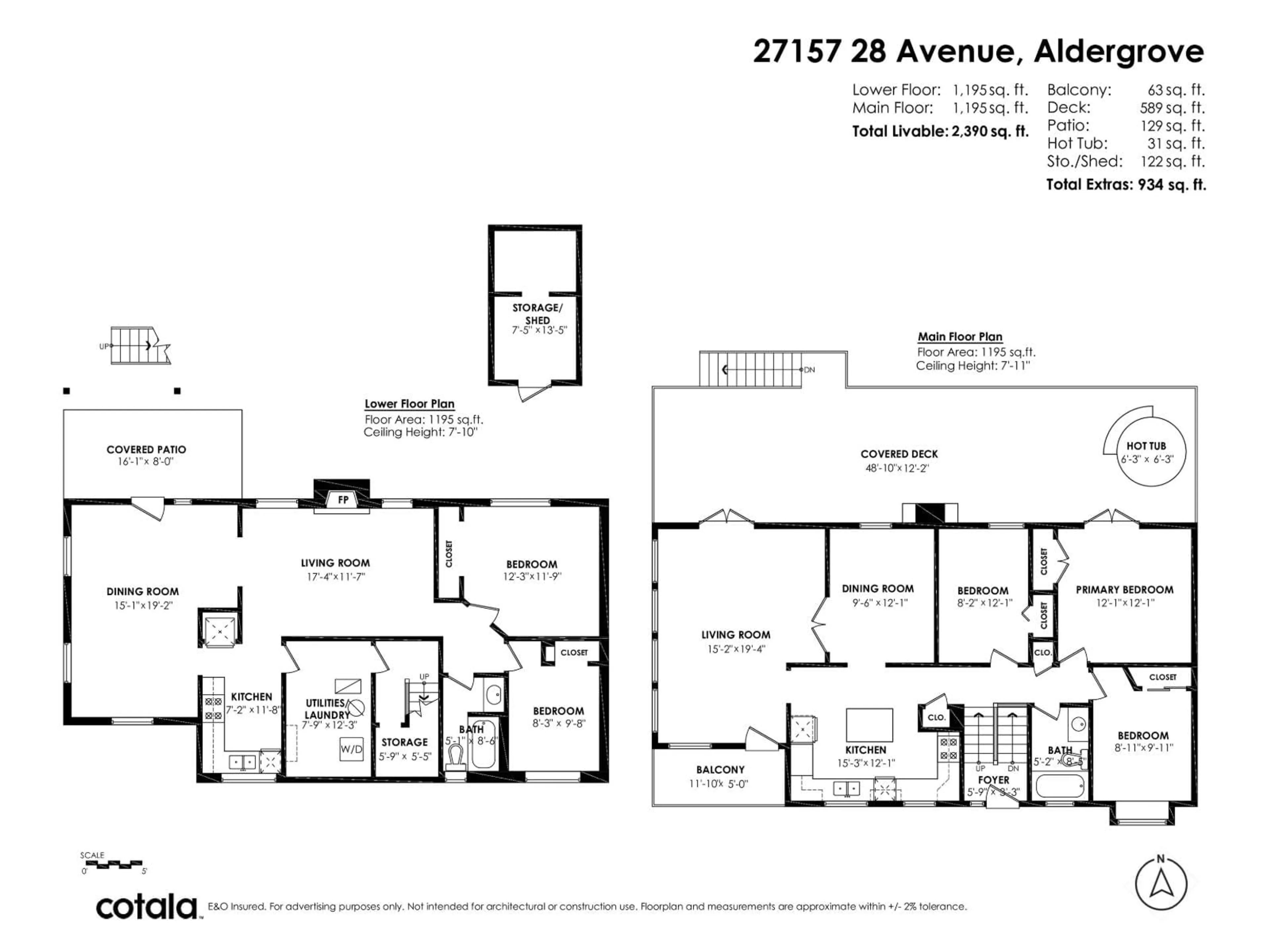 Floor plan for 27157 28 AVENUE, Langley British Columbia V4W3A3